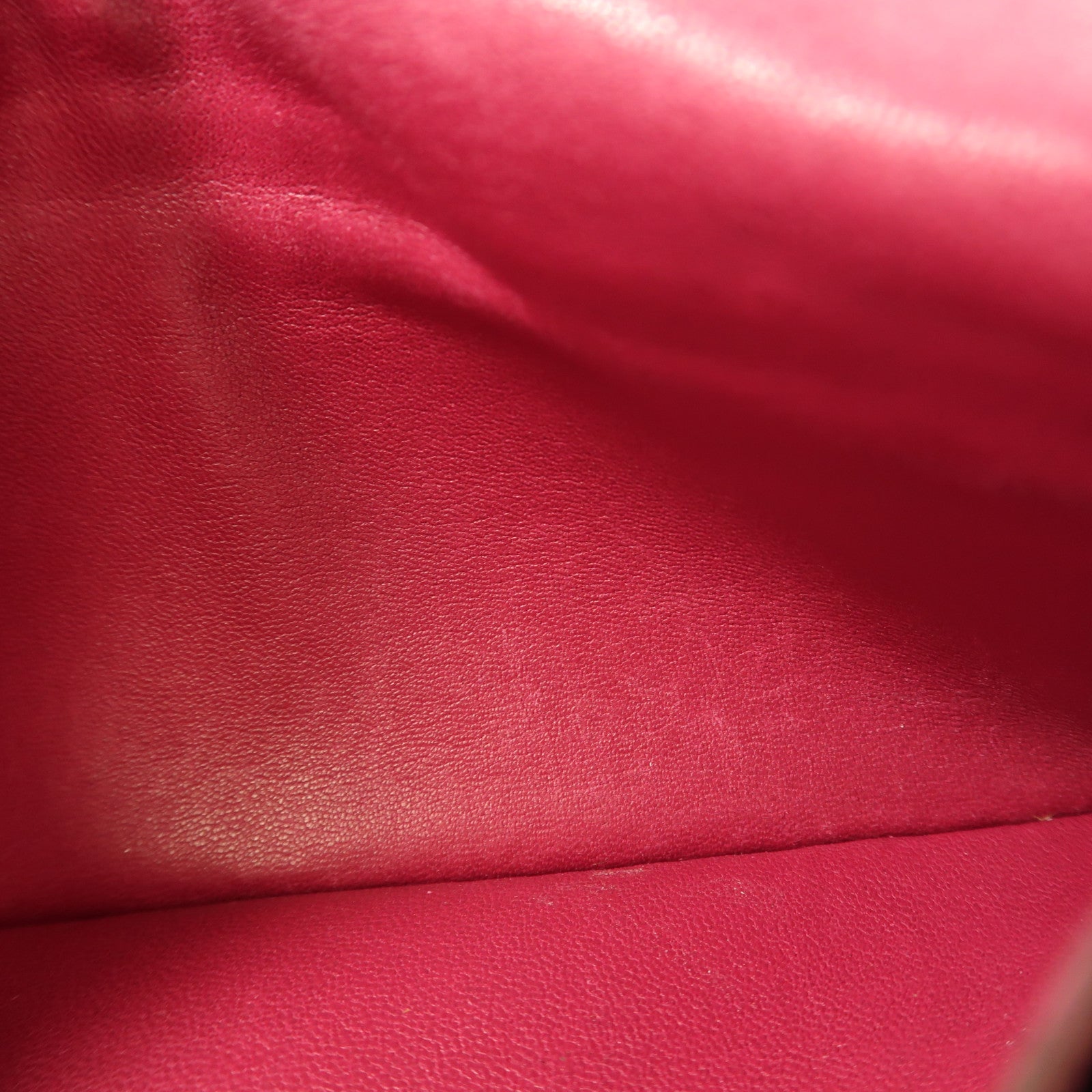 HERMES Togo皮革Dogon Long Wallet銀扣長錢包L3 Rose Pourpre