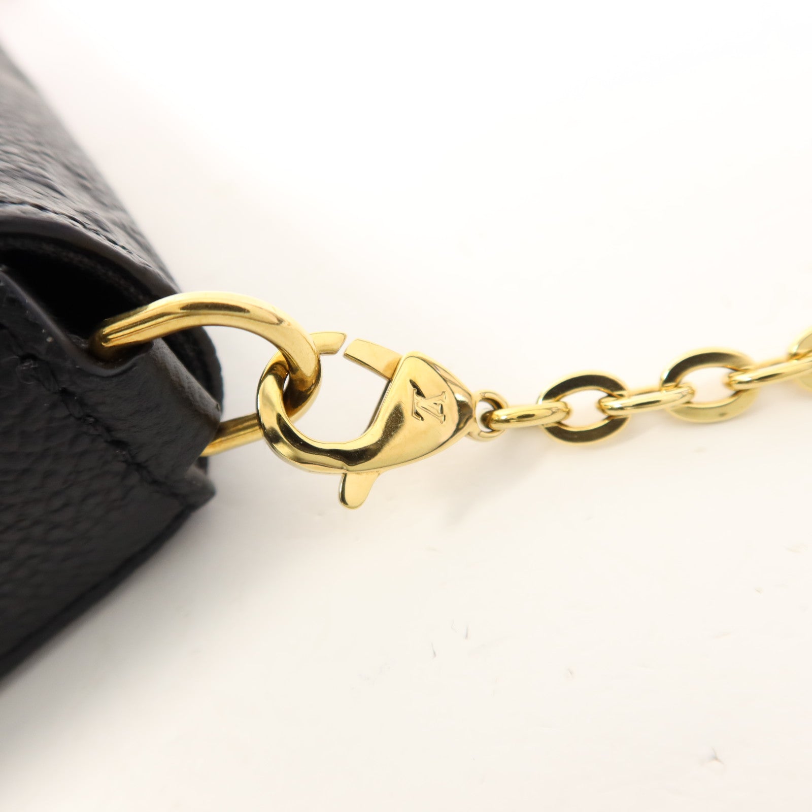 LOUIS VUITTON Monogram Empreinte Felicie Pochette金扣肩背袋