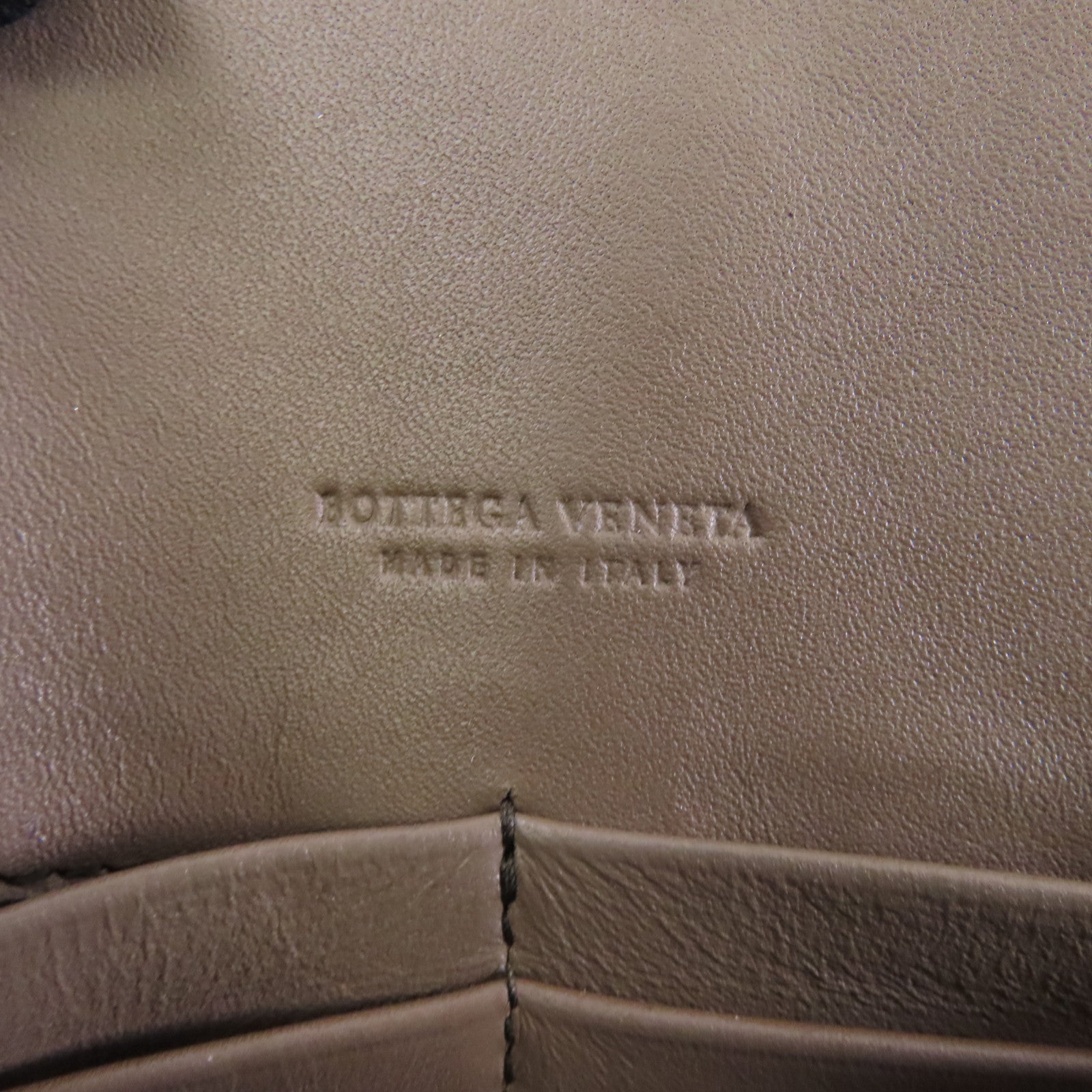BOTTEGA VENETA 【激減優惠】羊皮皮革Chain Shoulder Bag金扣鏈帶肩背袋米灰色
