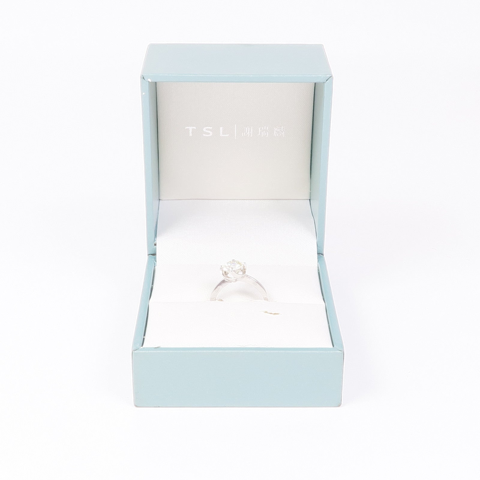 JEWELRY 18K白金TSL Diamond Ring鑽石戒指US#4.75