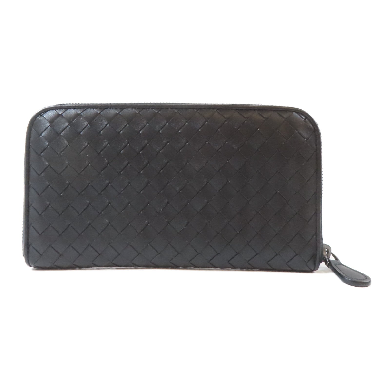 BOTTEGA VENETA 皮革Long Wallet長錢包黑色