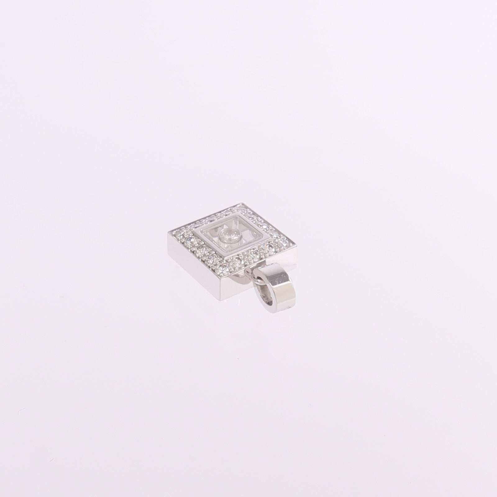 Chopard 18K白金Diamond Pendant Top鑽石吊墜