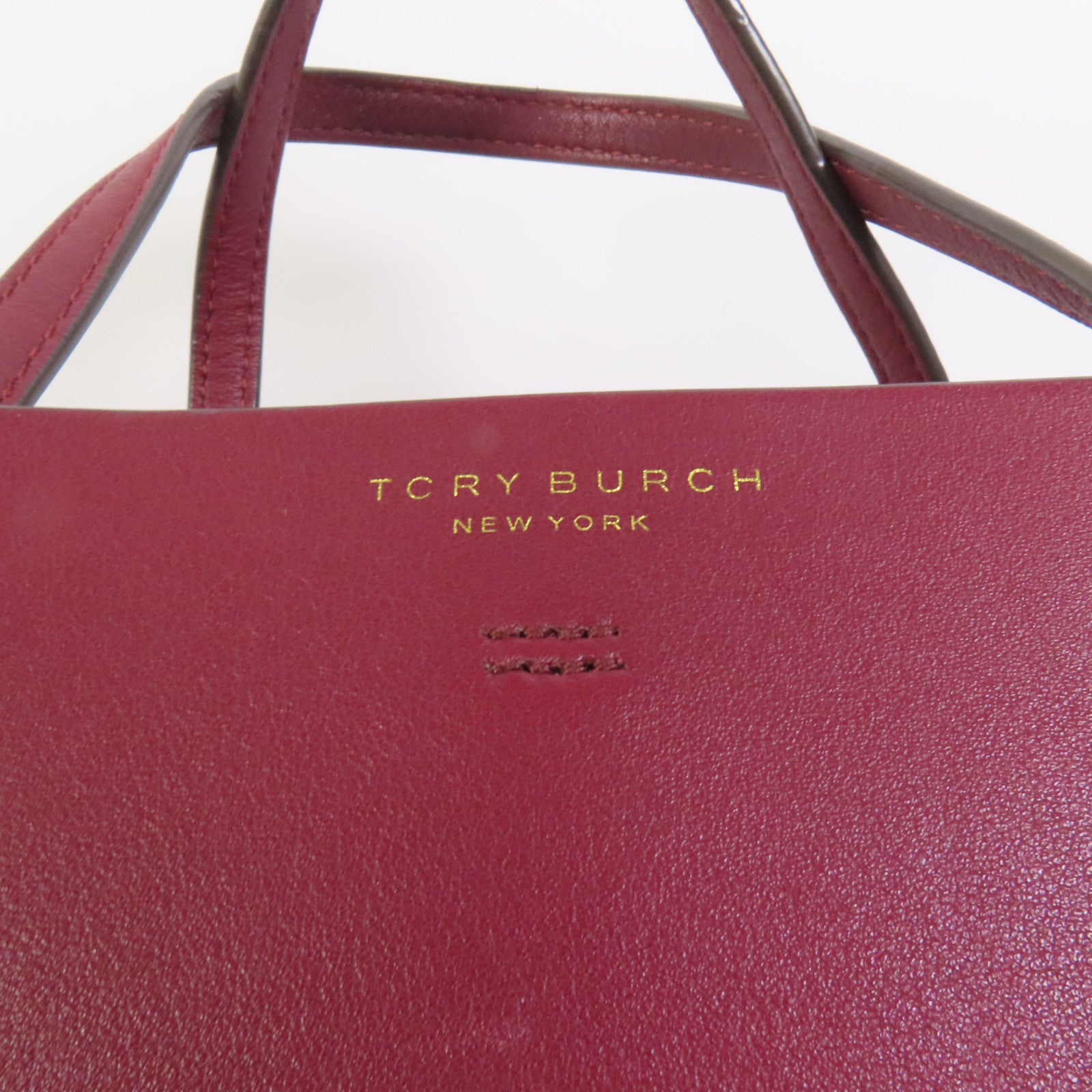 Tory Burch 牛皮皮革2 Way Shoulder金扣手挽肩背兩用袋