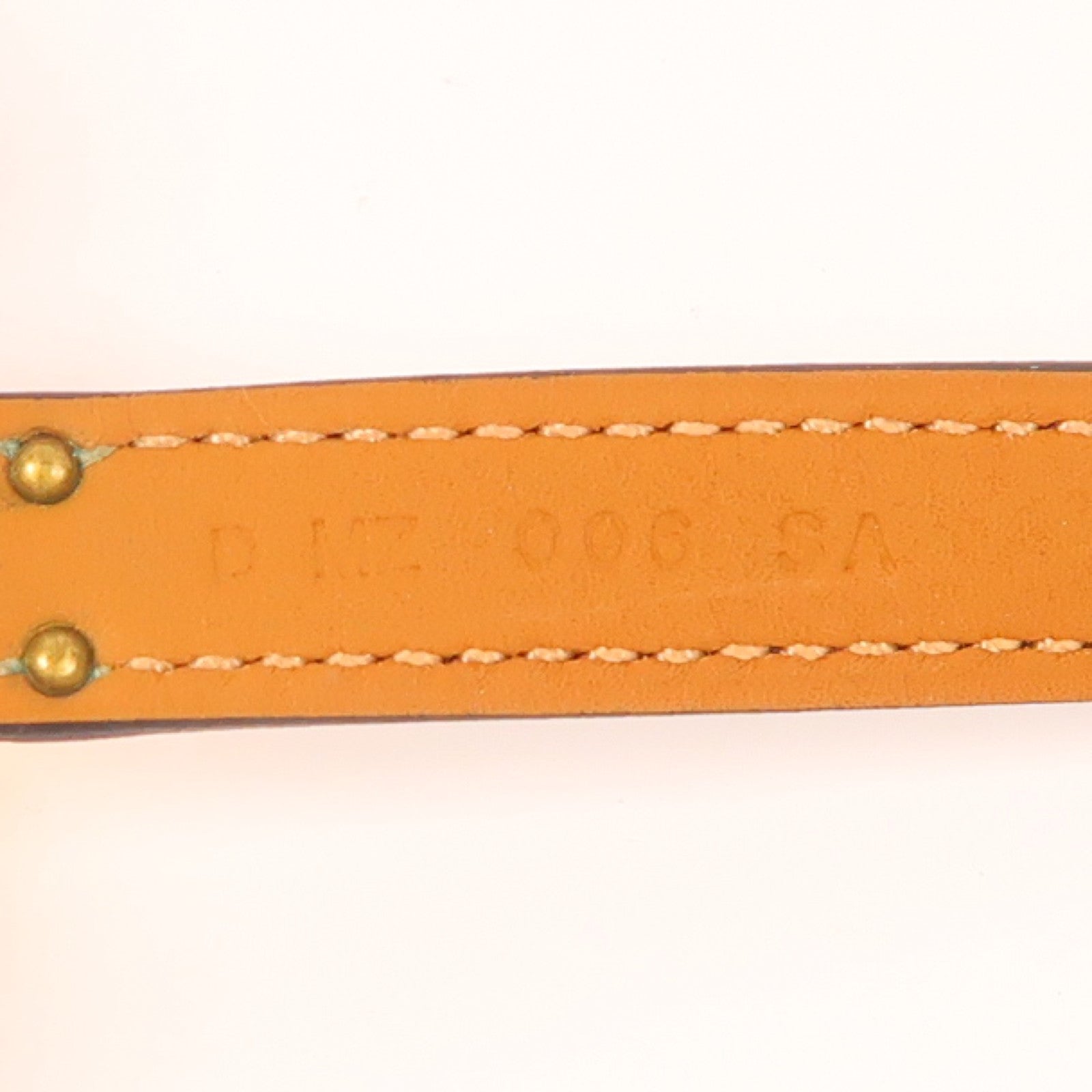 HERMES 牛皮皮革Kelly Double Tour Bracelet金扣手鐲黑色