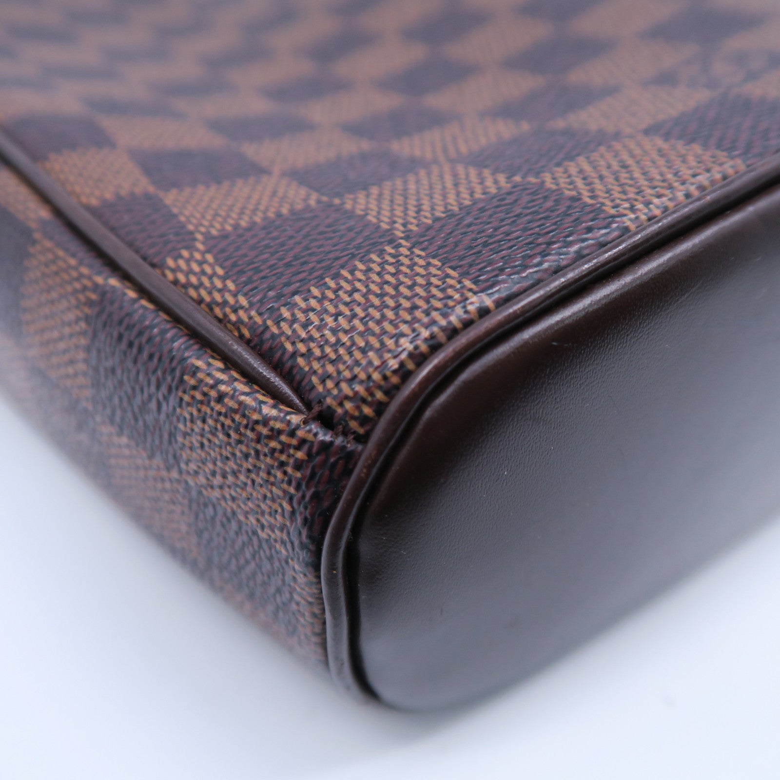 LOUIS VUITTON 【激減優惠】Damier Ebene Ipanema PM金扣肩背袋啡色