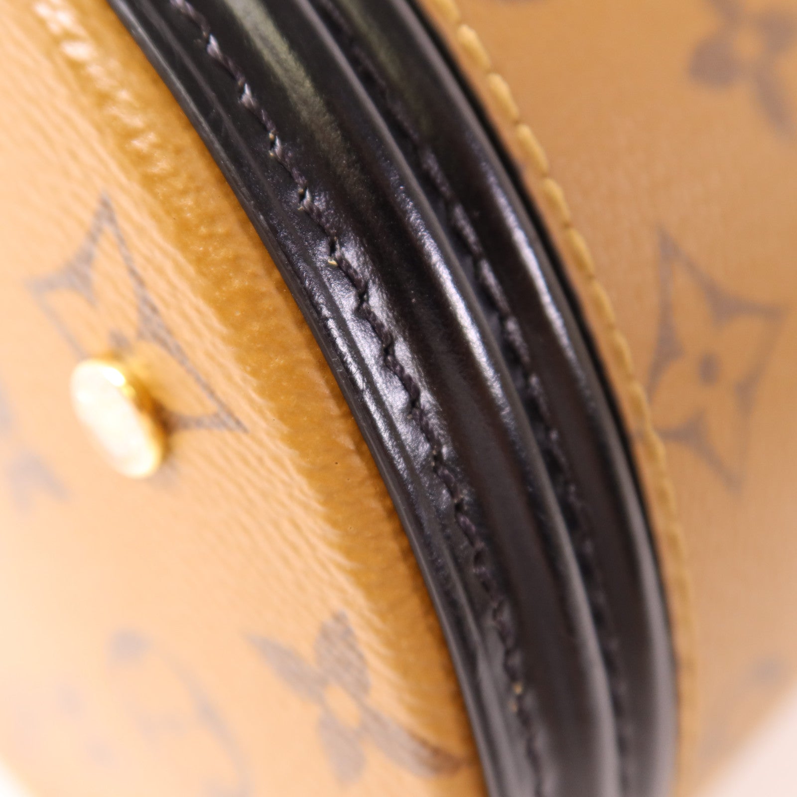 LOUIS VUITTON LV GHW Cannes 2 Way Shoulder Bag Handbag Monogram Reverse Brown