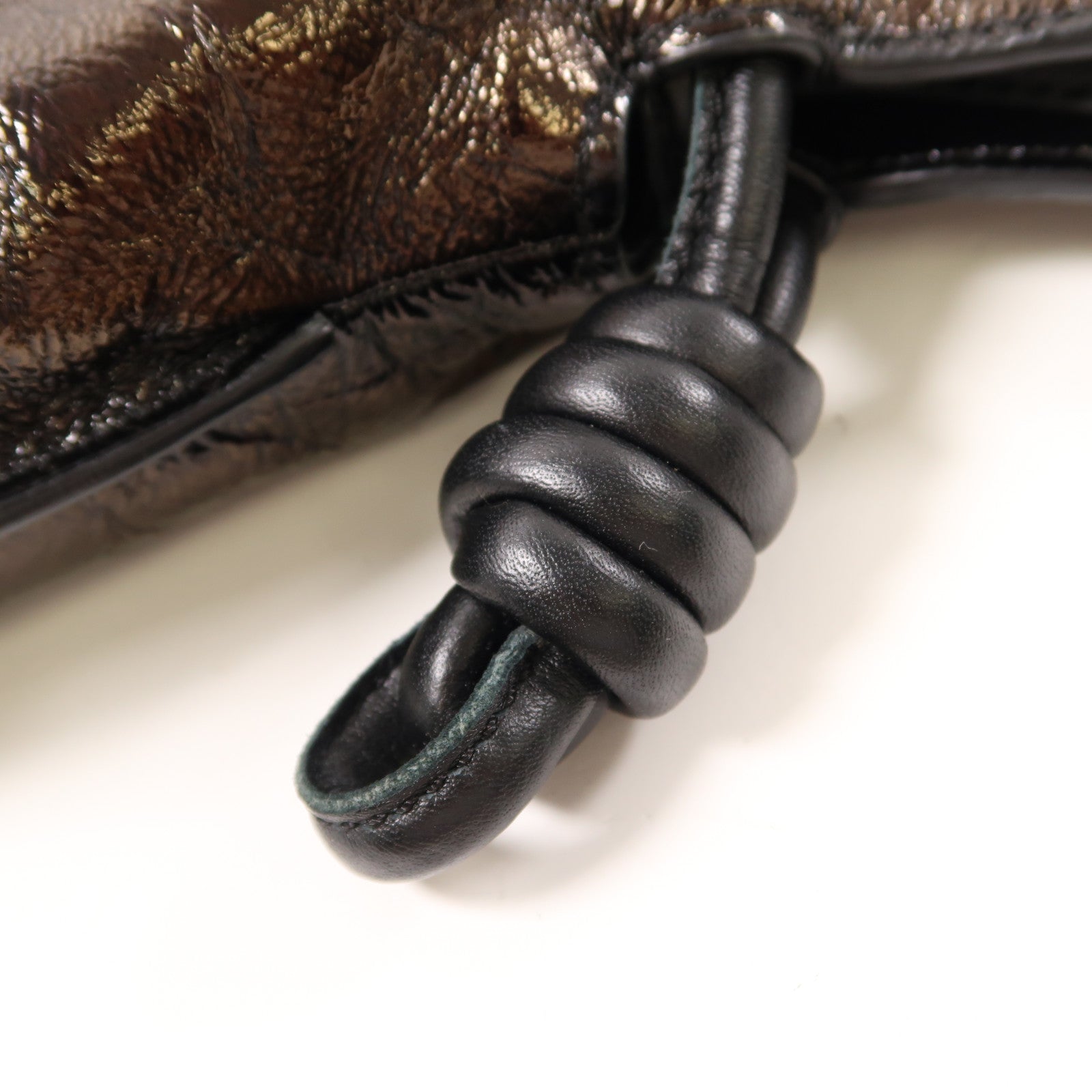 LOEWE 牛皮皮革Flamenco肩背袋啡色