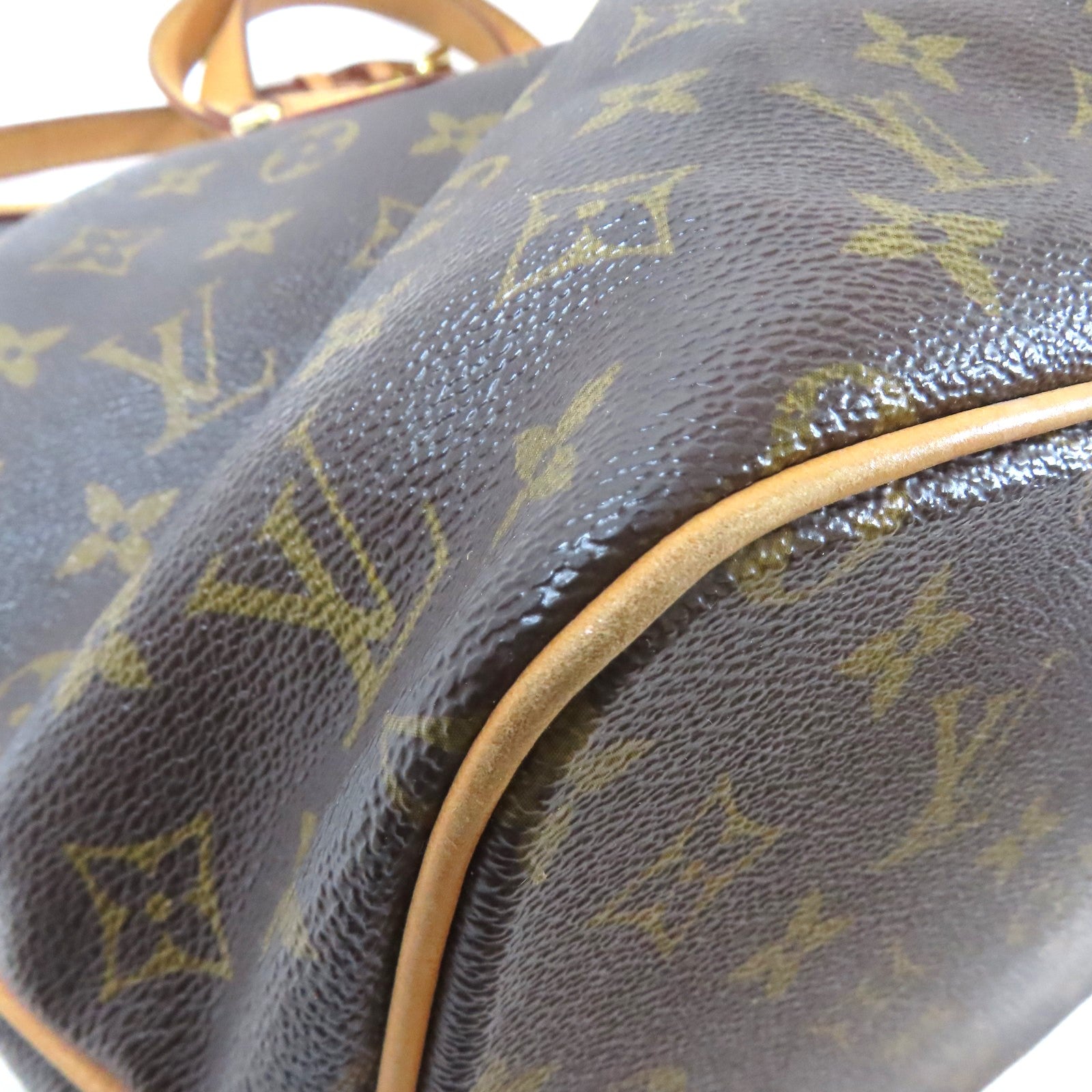LOUIS VUITTON Monogram Palermo PM金扣手挽肩背兩用袋啡色