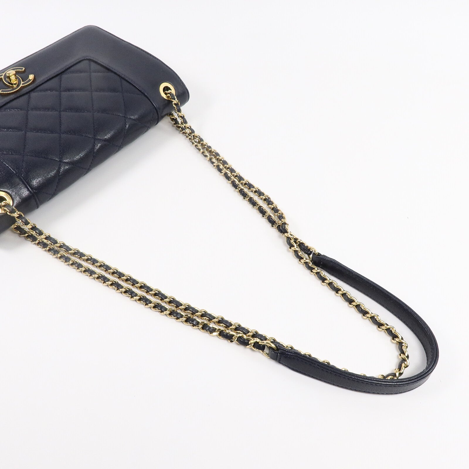 CHANEL 牛皮皮革Chain Shoulder Bag鏈帶肩背袋