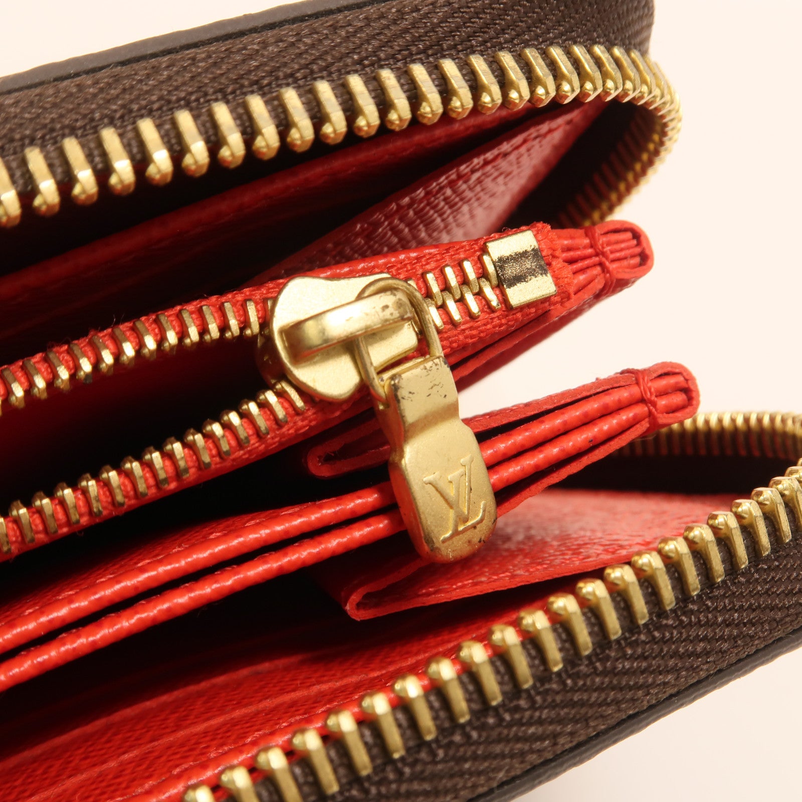 LOUIS VUITTON Monogram Zippy Wallet金扣長錢包