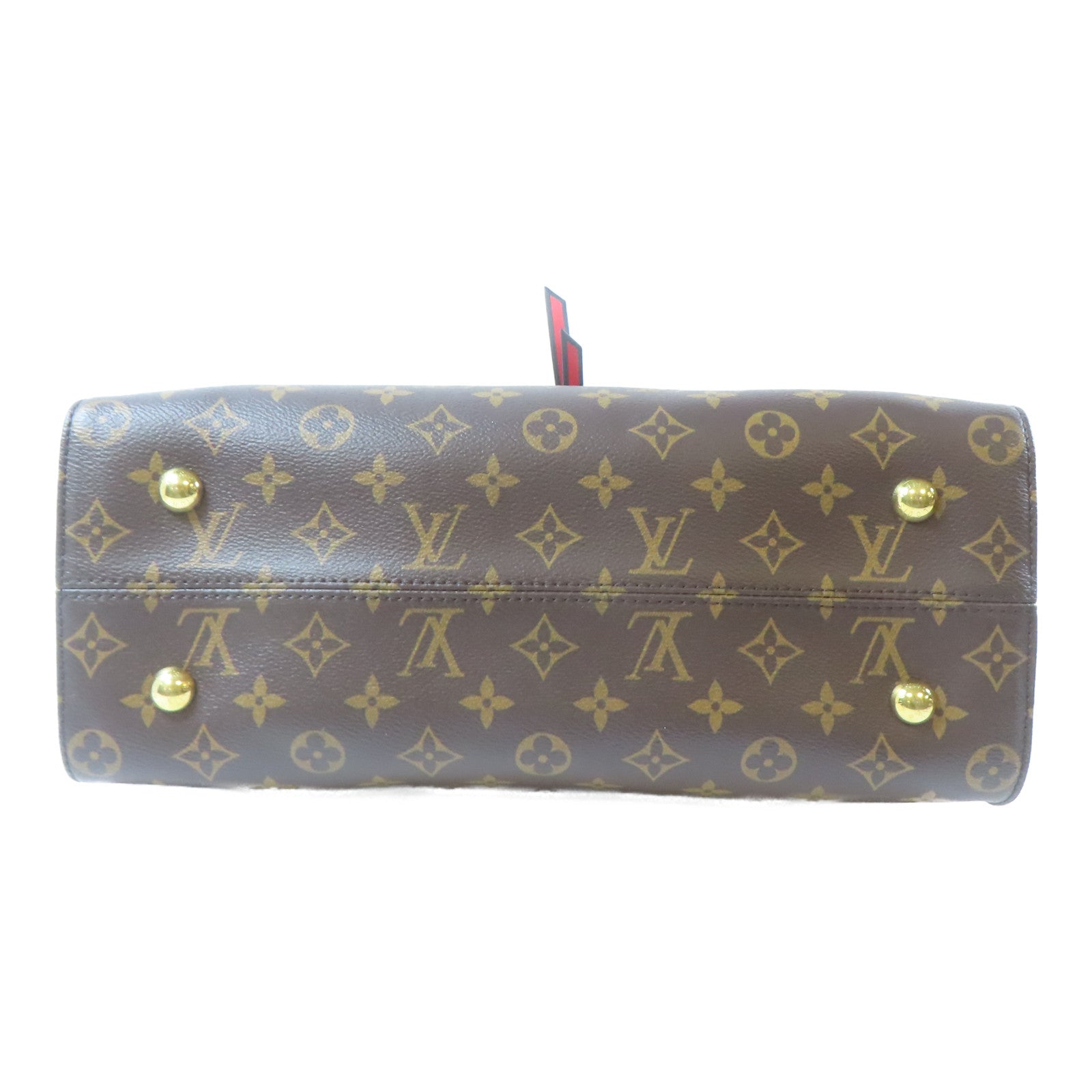 LOUIS VUITTON Monogram Tuileries金扣手挽肩背兩用袋啡色