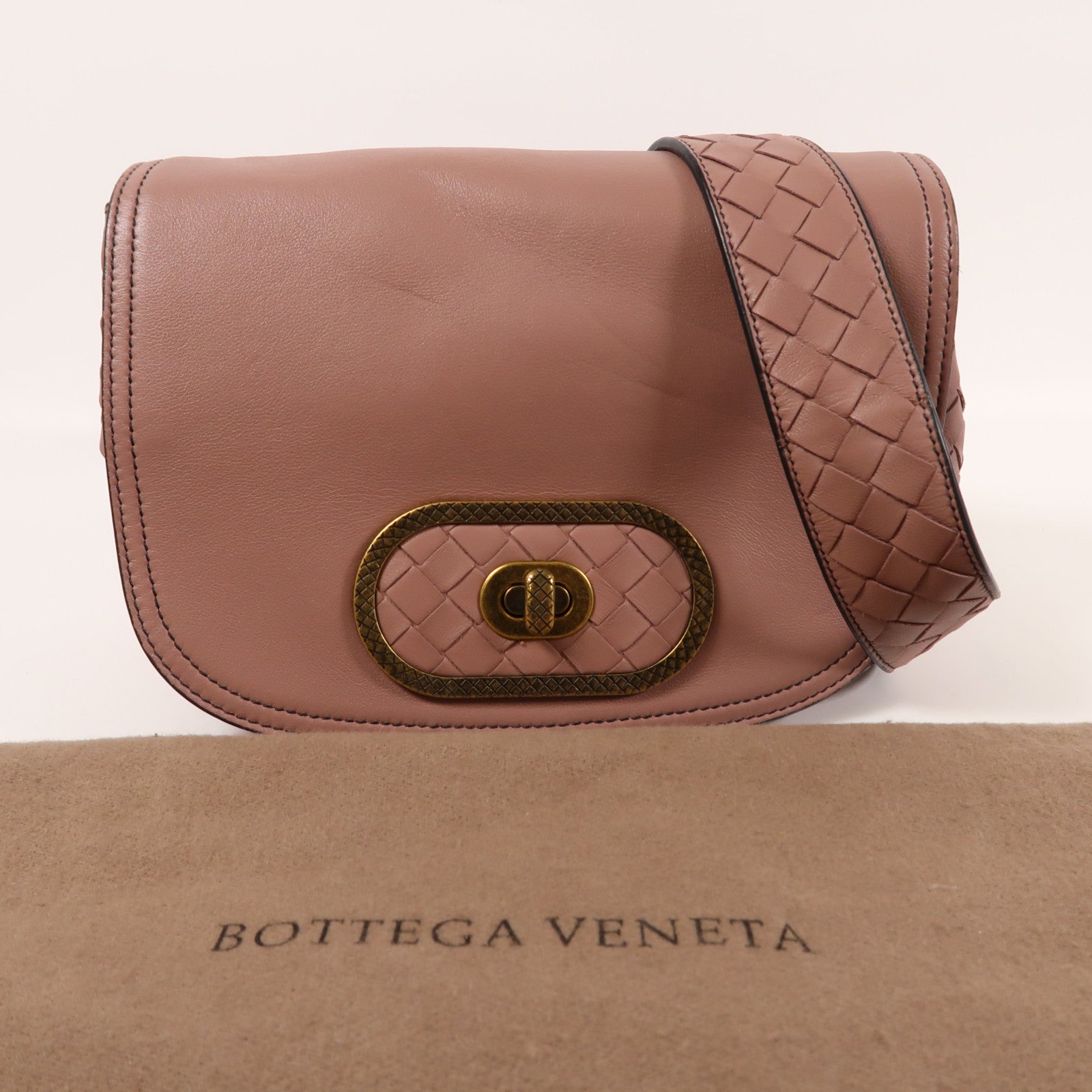 BOTTEGA VENETA 【激減優惠】牛皮皮革Shoulder Bag肩背袋