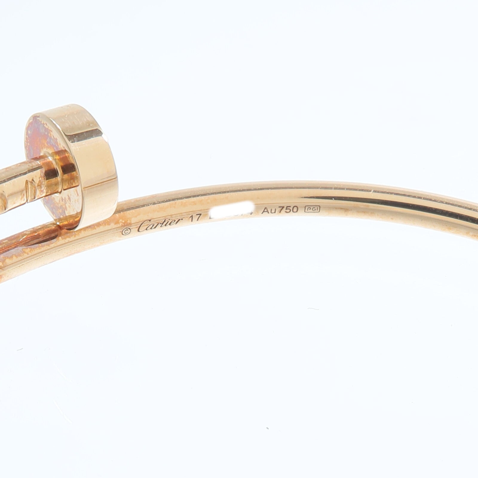 CARTIER 18K玫瑰金Juste Un Clou Bracelet手鐲