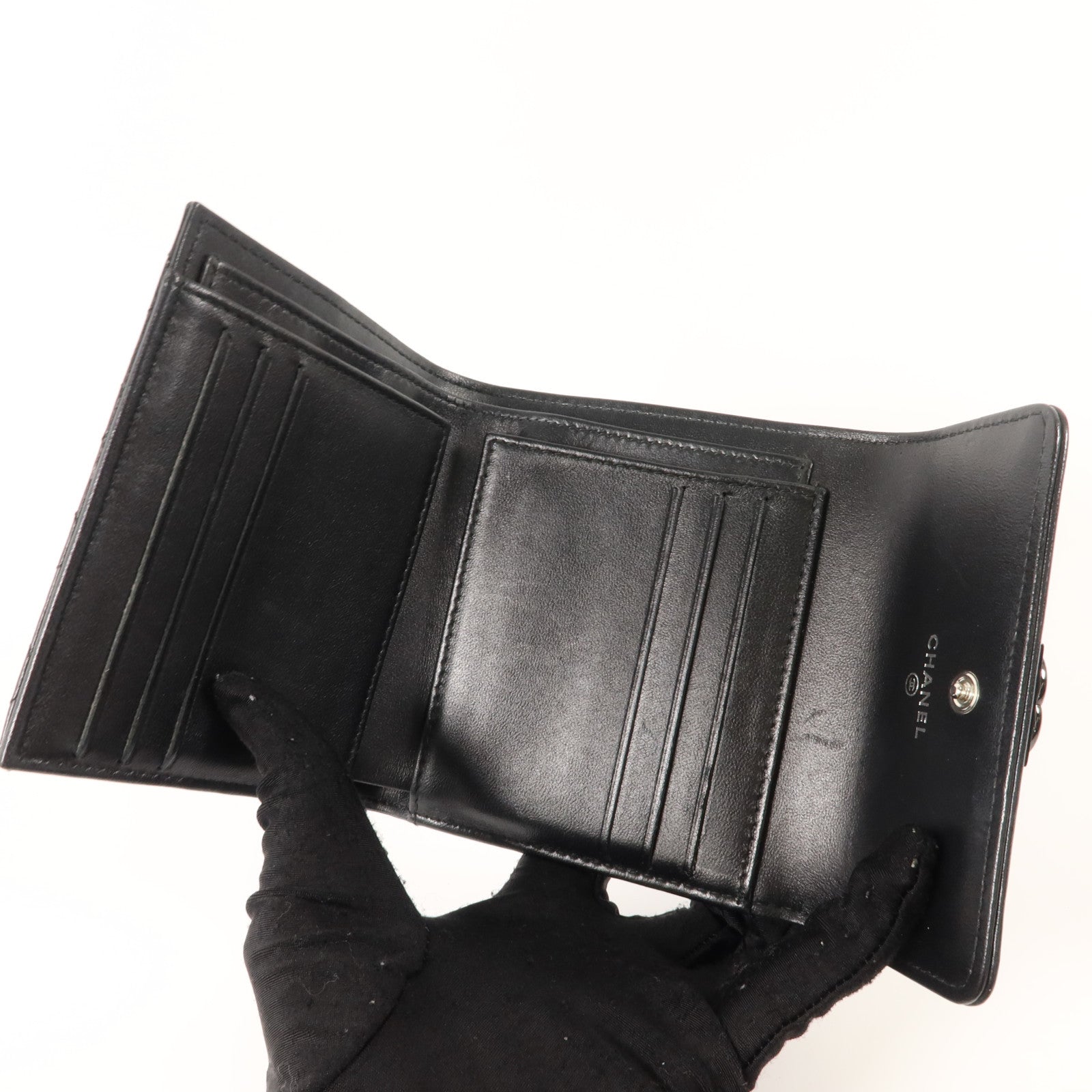 CHANEL 羊皮皮革Boy Chanel Flap Wallet錢包