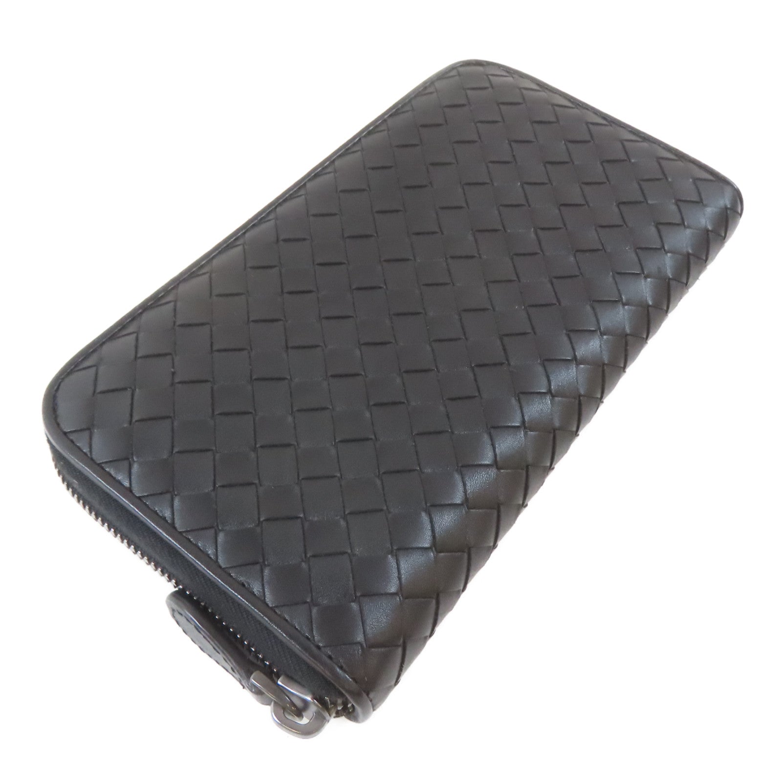 BOTTEGA VENETA 皮革Long Wallet長錢包黑色