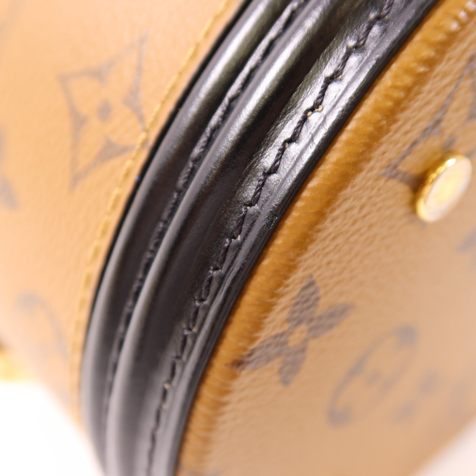 LOUIS VUITTON LV GHW Cannes 2 Way Shoulder Bag Handbag Monogram Reverse Brown