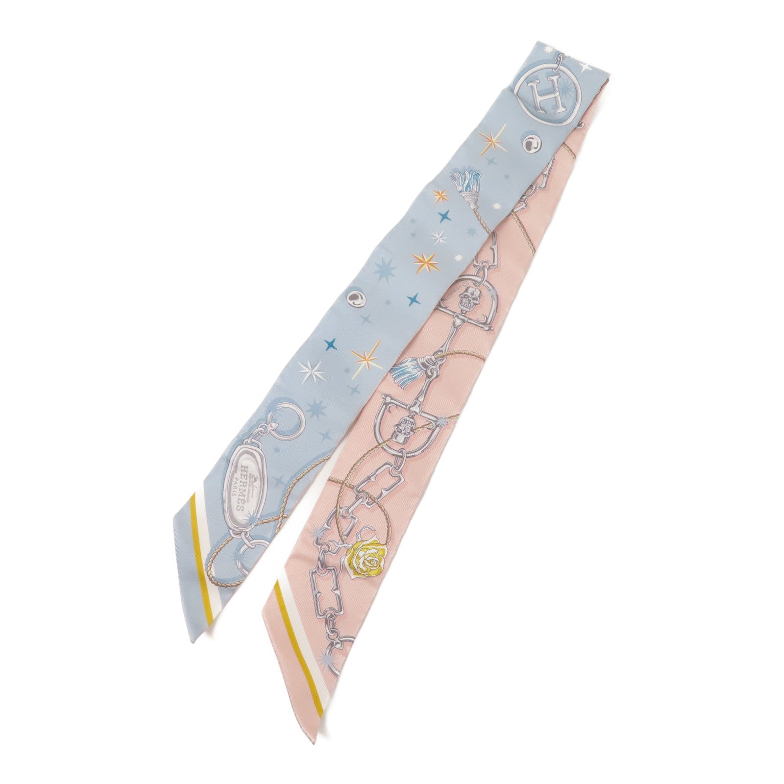HERMES 絲質Twilly絲巾
