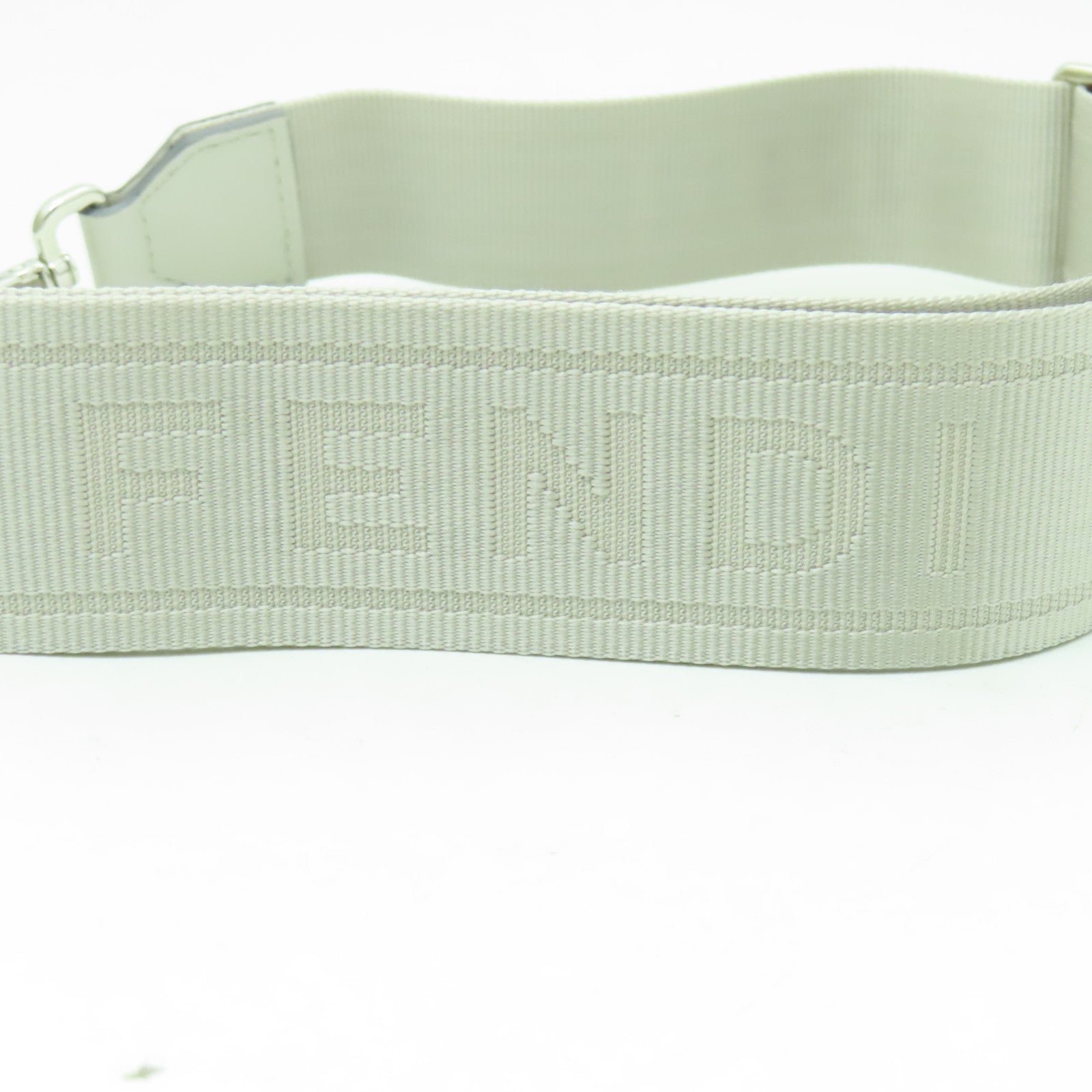 FENDI 【激減優惠】羊皮皮革Shoulder Bag銀扣肩背袋灰色