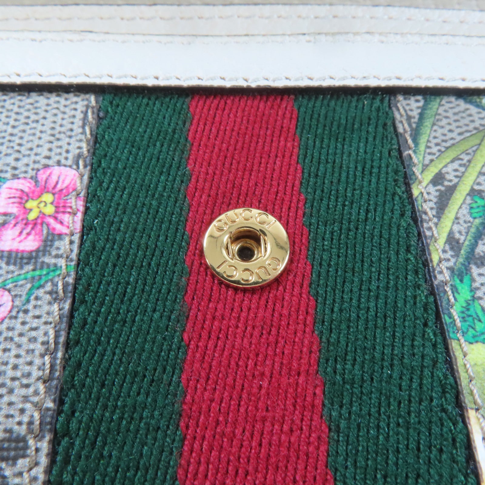 GUCCI 塗層帆布Long Wallet金扣長錢包多色