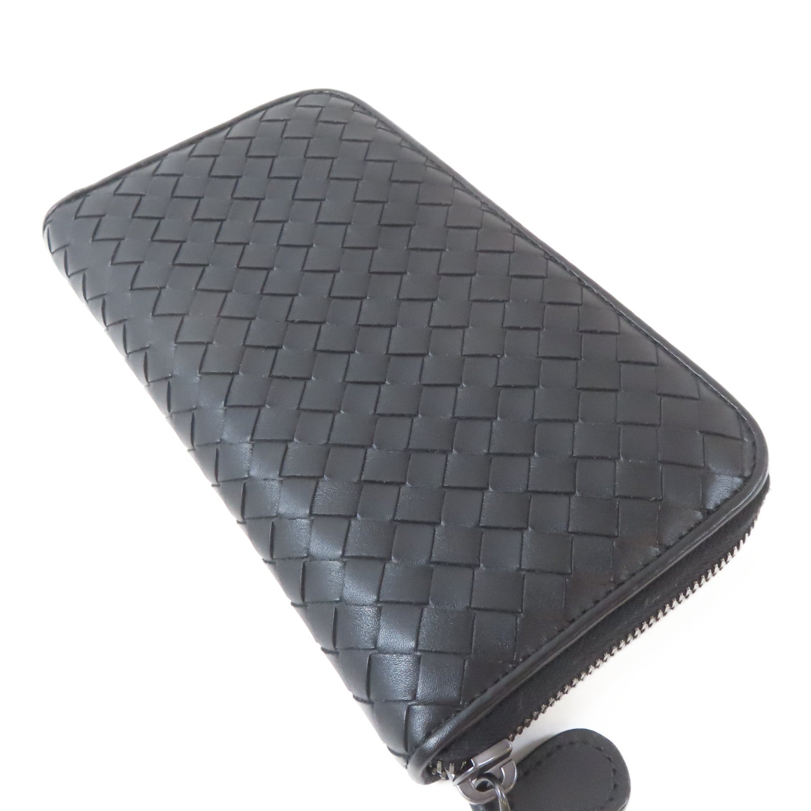BOTTEGA VENETA 皮革Long Wallet長錢包黑色
