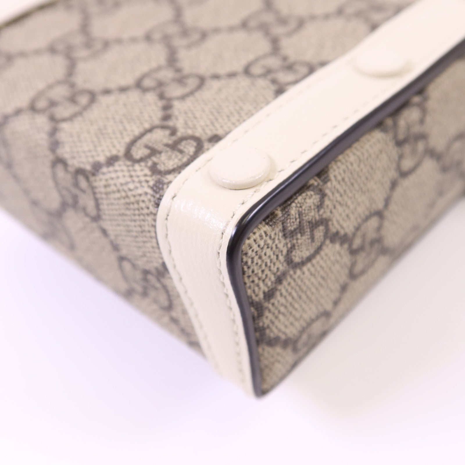 GUCCI 塗層帆布Horsebit 1955 Mini金扣肩背袋