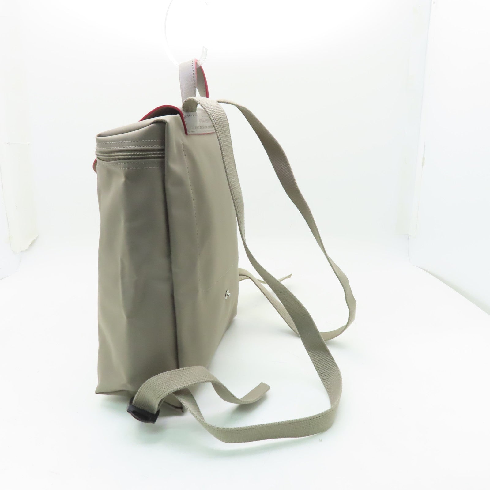 Longchamp 【激減優惠】尼龍Backpack銀扣背包灰色