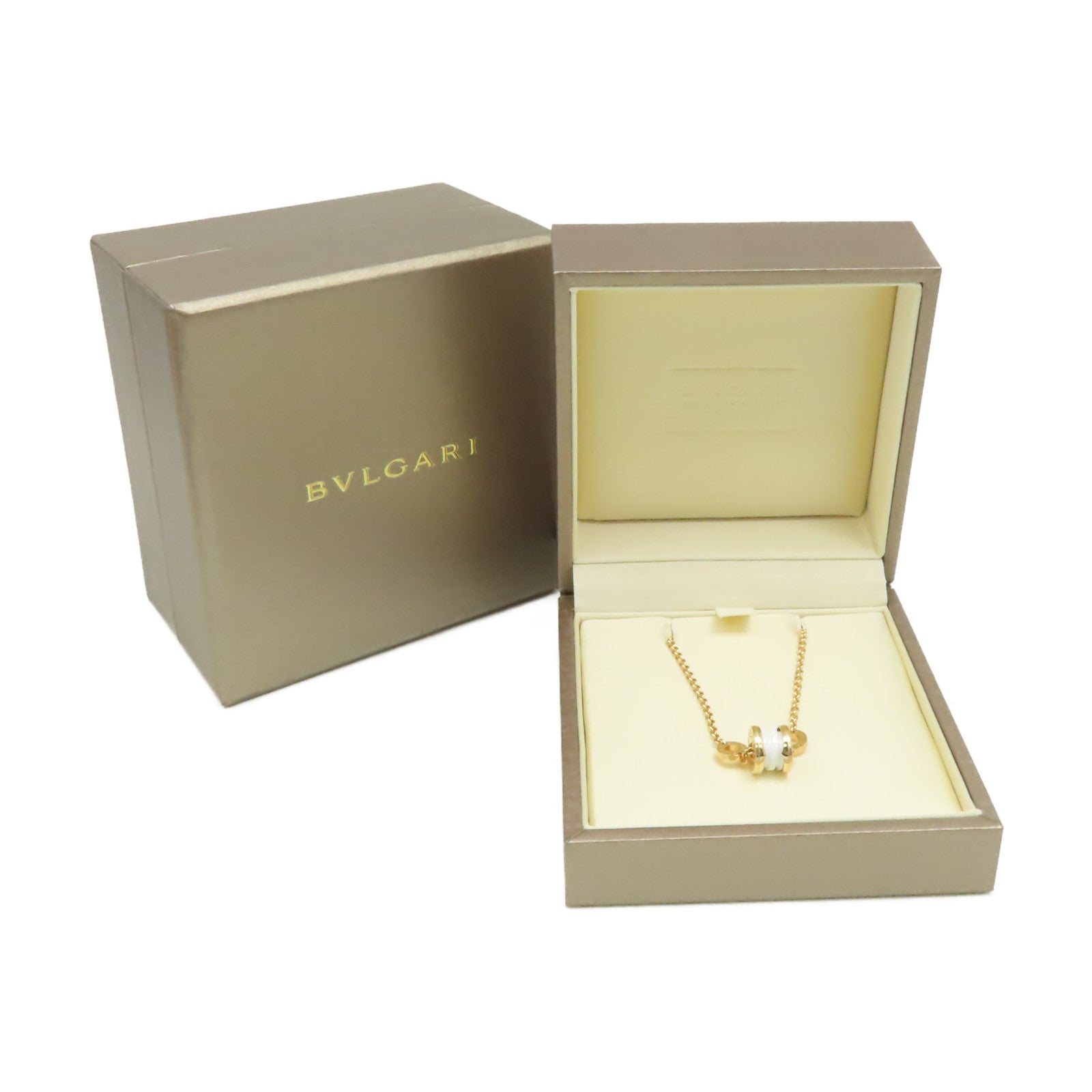 BVLGARI 【激減優惠】18K黃金/陶瓷B.zero1 Bracelet手鏈金色/白色