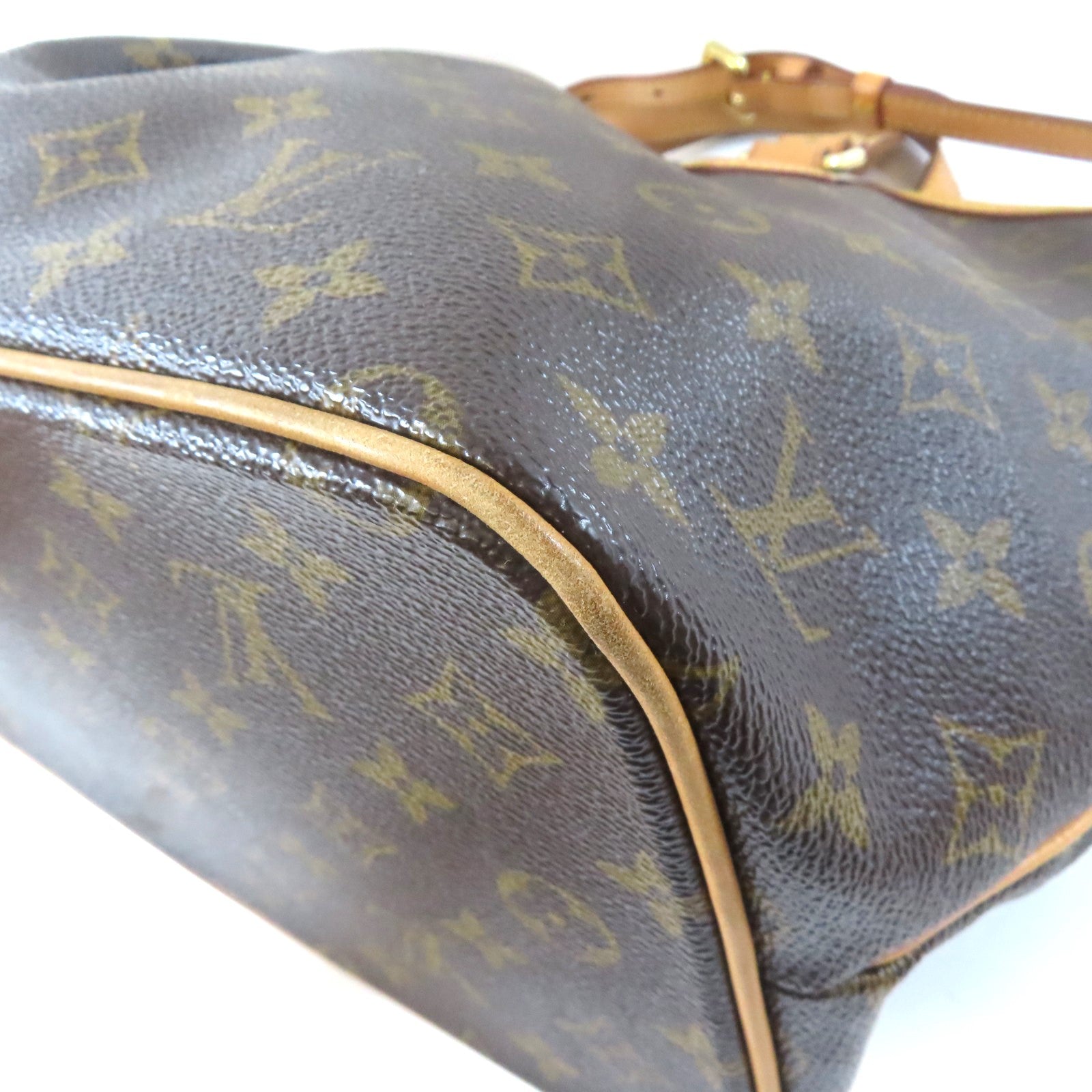 LOUIS VUITTON Monogram Palermo PM金扣手挽肩背兩用袋啡色