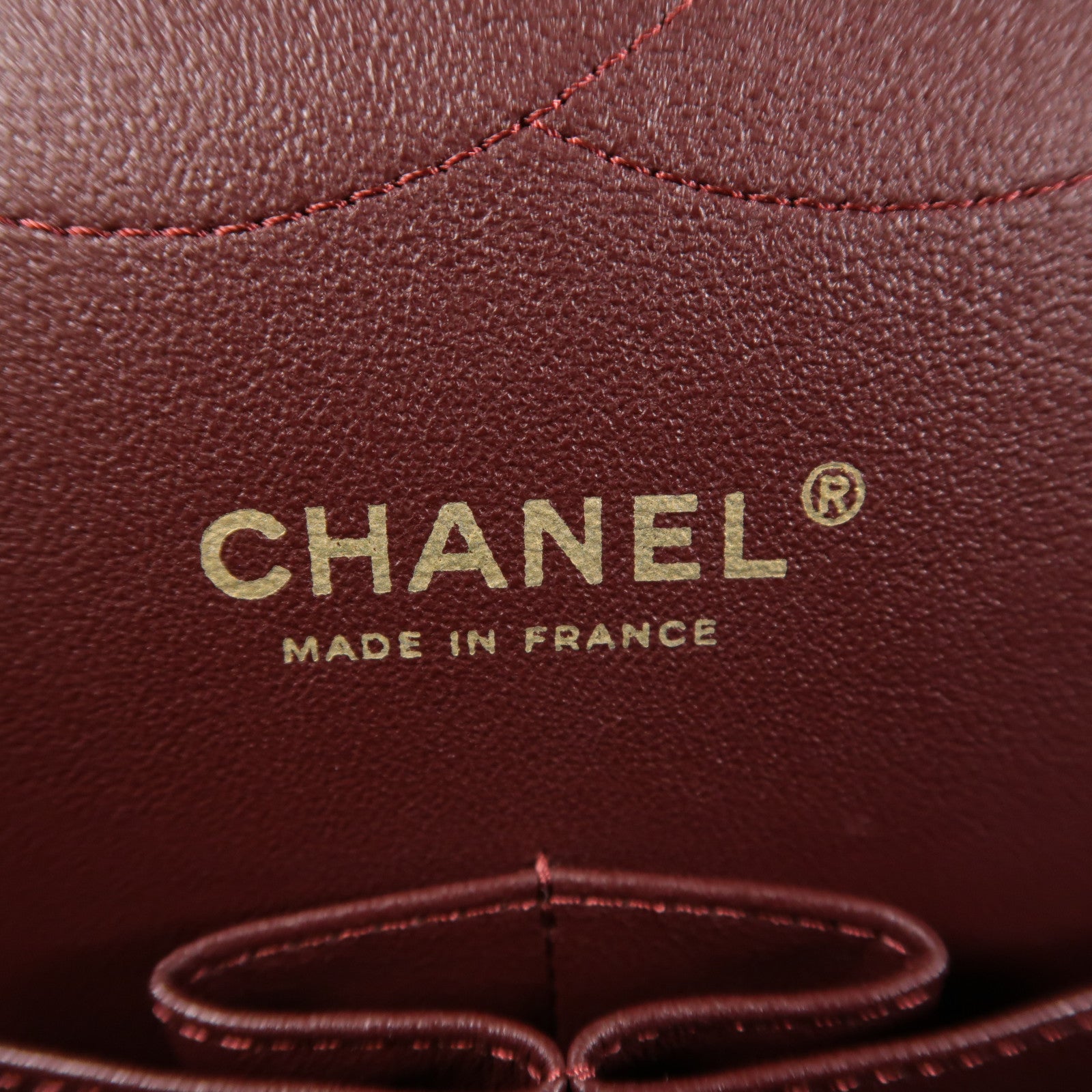 CHANEL 牛皮皮革Large Classic金扣鏈帶肩背袋