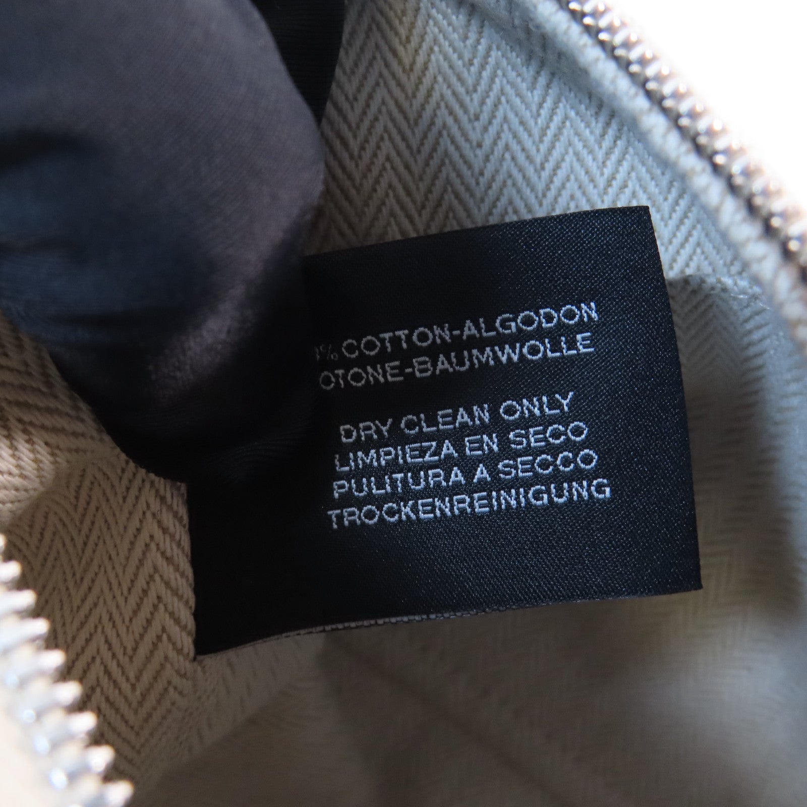 HERMES 帆布Bride A Brac銀扣手挽袋Nata