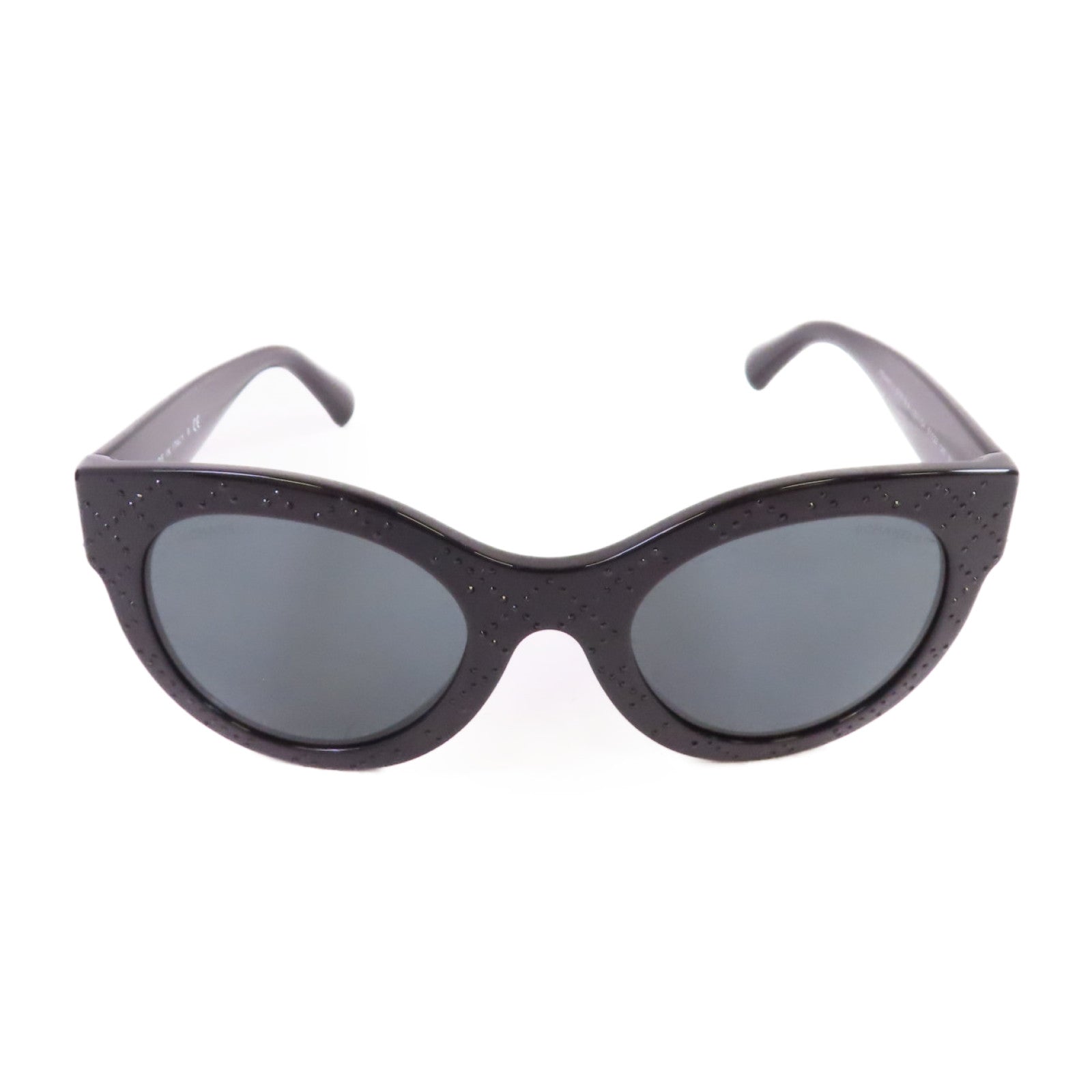 CHANEL PVC/水鑽Sunglasses太陽眼鏡黑色