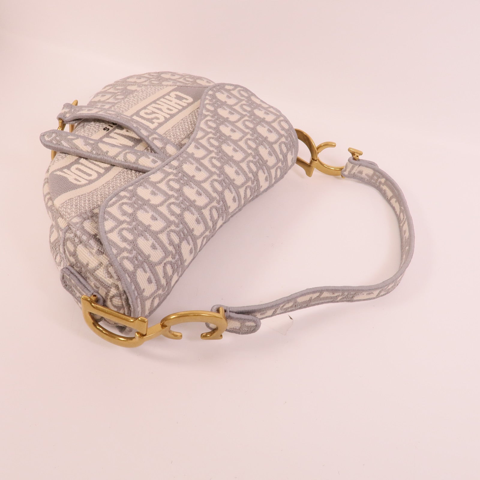 Dior 帆布Saddle Medium肩背袋