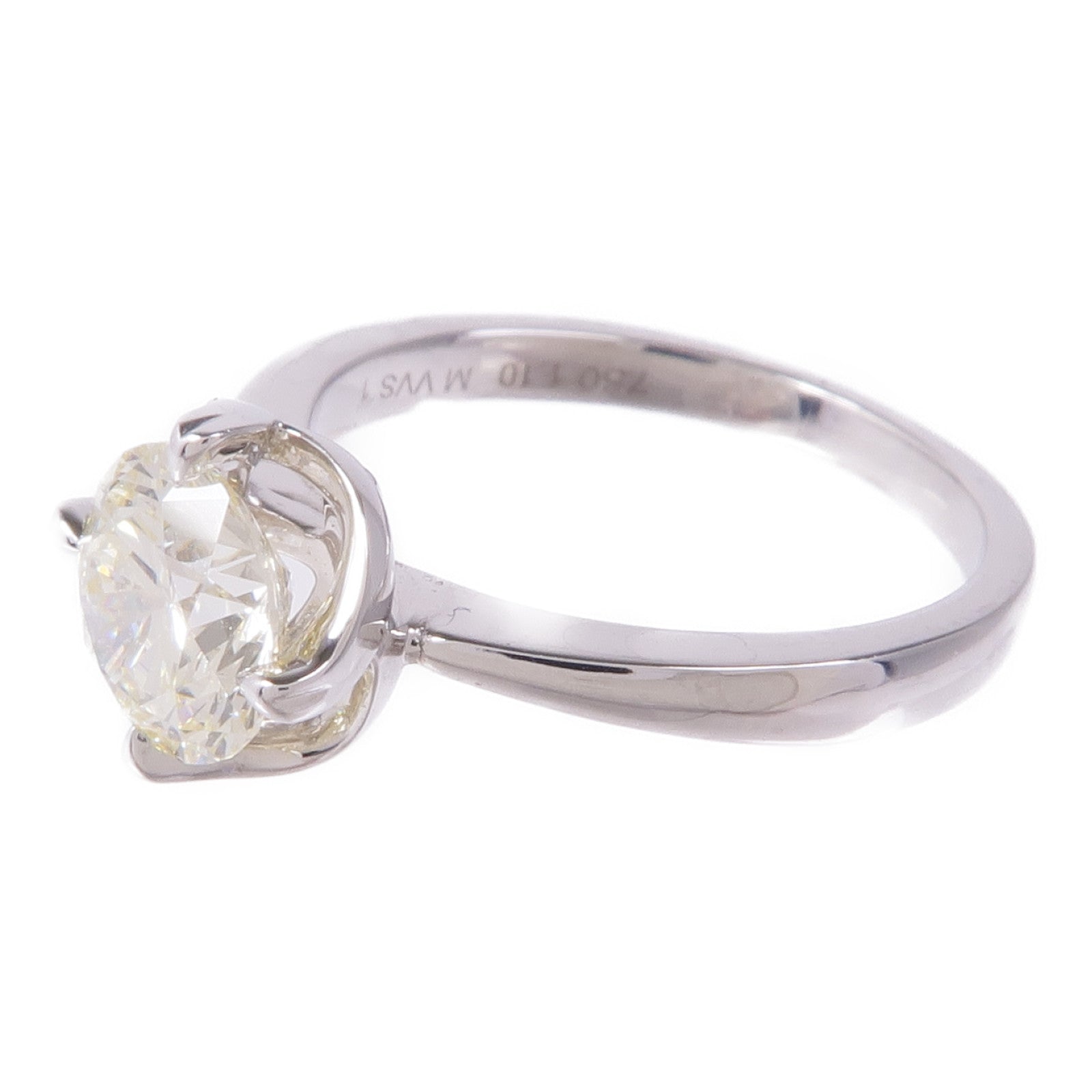 JEWELRY 18K白金TSL Diamond Ring鑽石戒指US#4.75
