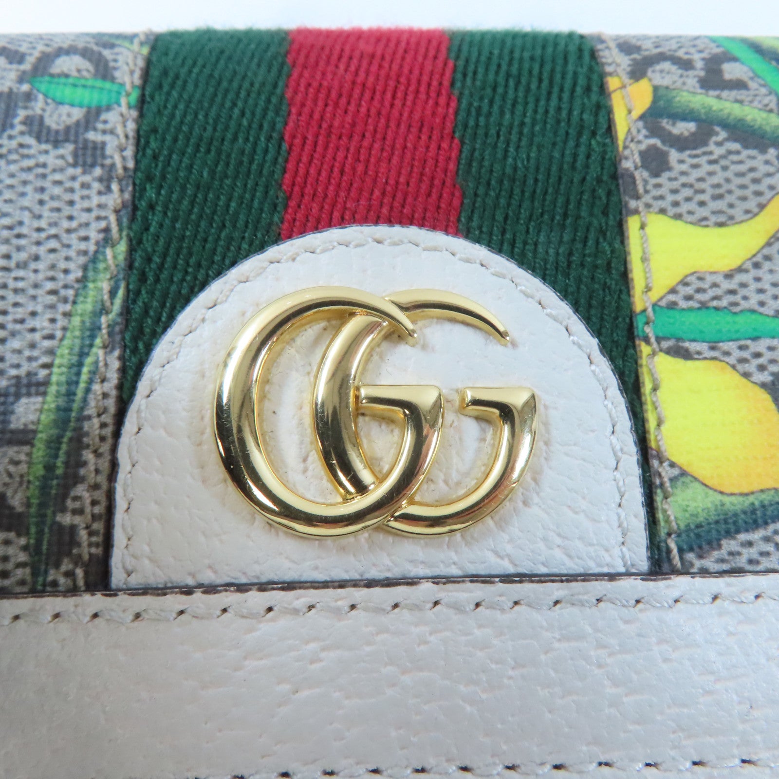 GUCCI 塗層帆布Long Wallet金扣長錢包多色