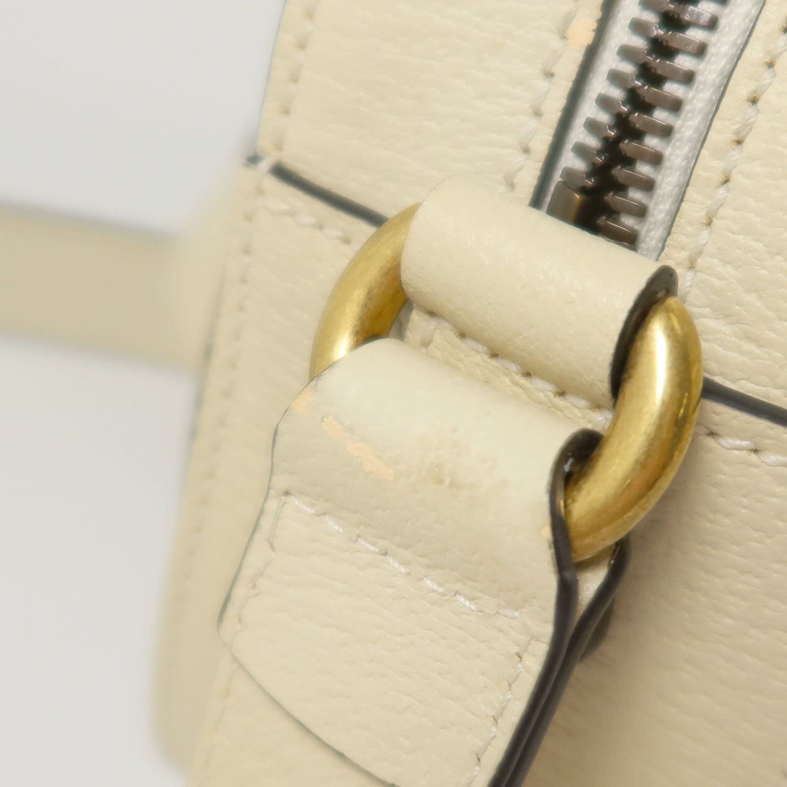 GUCCI 塗層帆布/牛皮皮革Oplidia Camera Bag金扣肩背袋