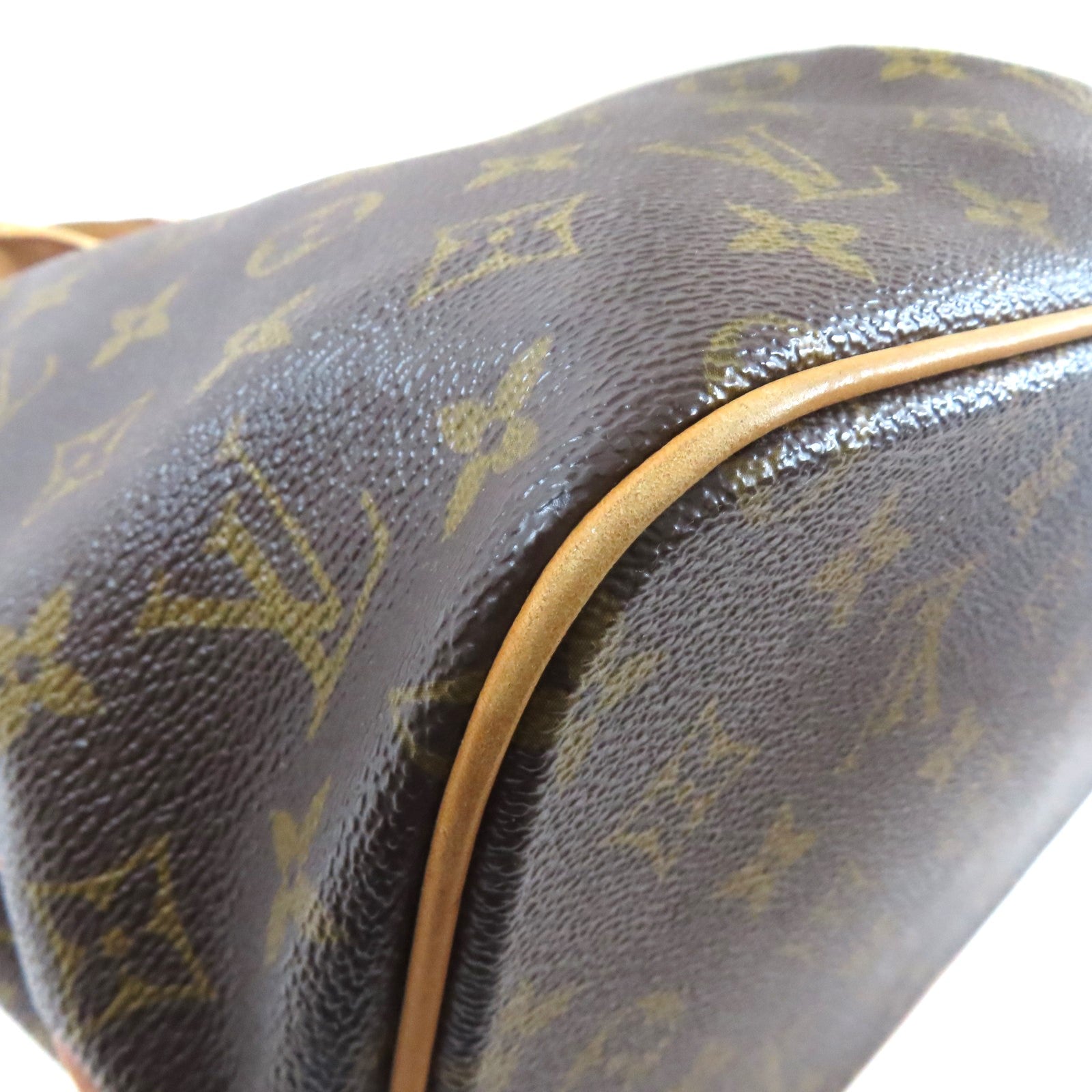 LOUIS VUITTON Monogram Palermo PM金扣手挽肩背兩用袋啡色