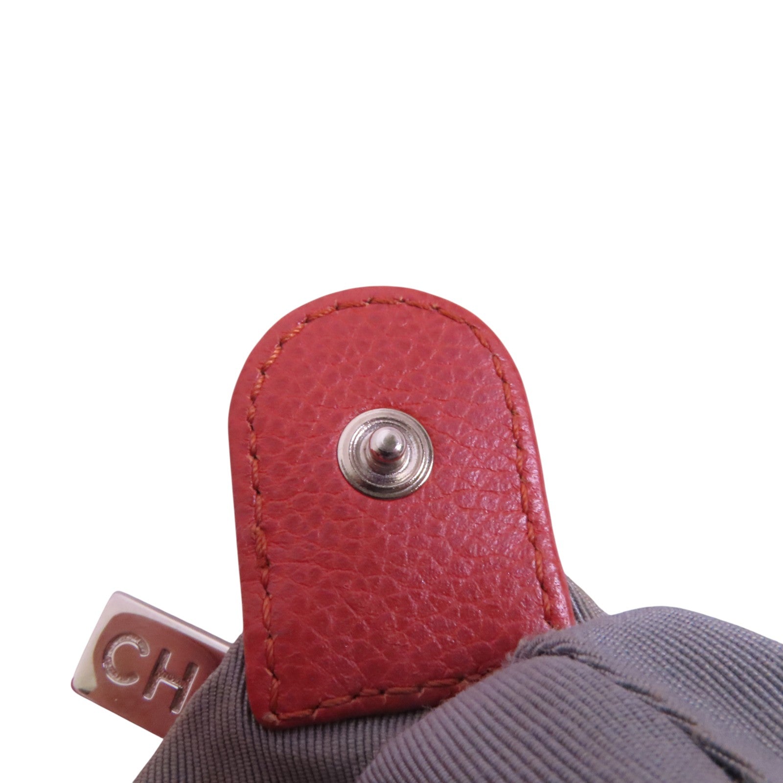 CHANEL 牛皮皮革Shoulder Bag銀扣肩背袋