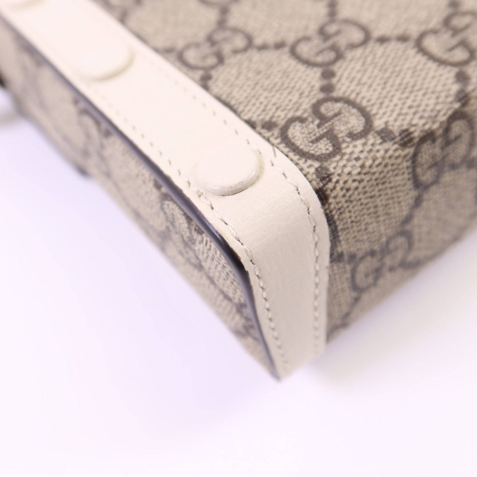 GUCCI 塗層帆布Horsebit 1955 Mini金扣肩背袋