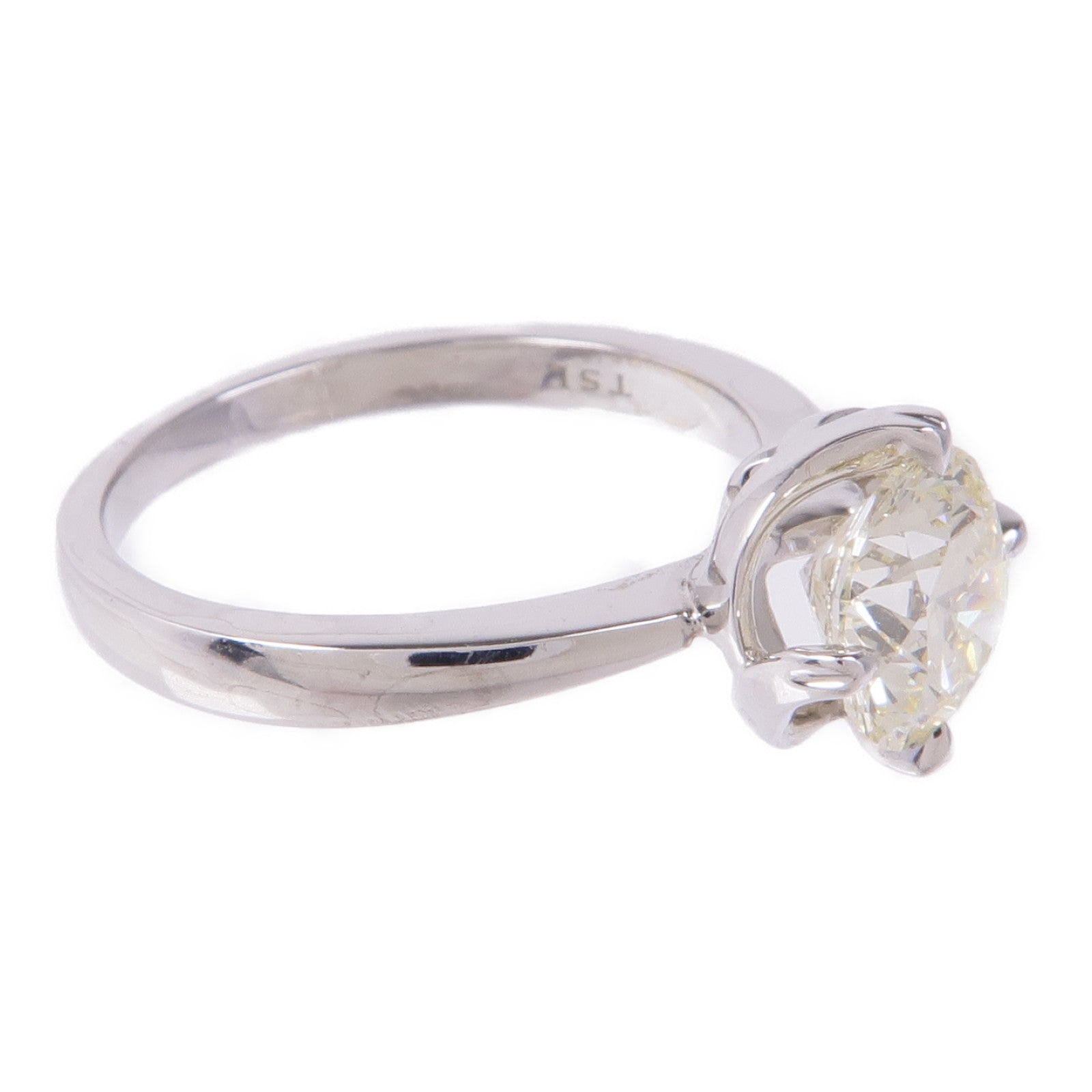 JEWELRY 18K白金TSL Diamond Ring鑽石戒指US#4.75