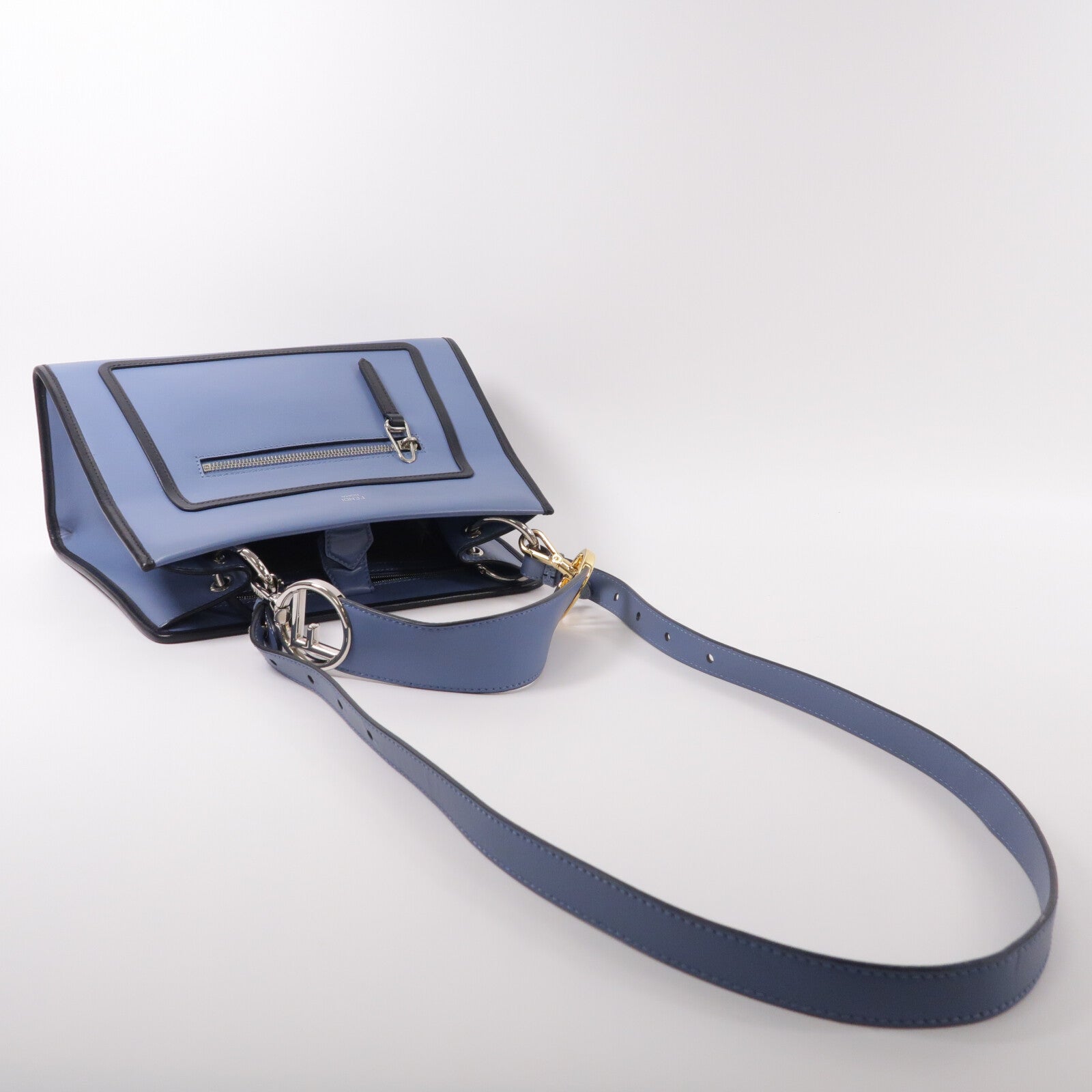 FENDI 牛皮皮革Runaway手挽肩背兩用袋