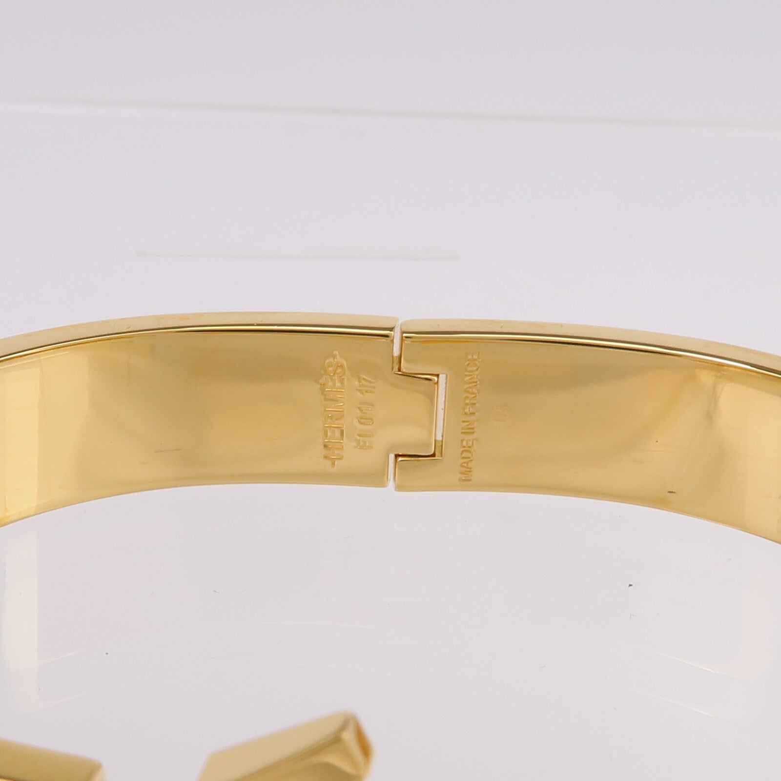 HERMES 金屬/琺瑯Clic H Bracelet手鐲