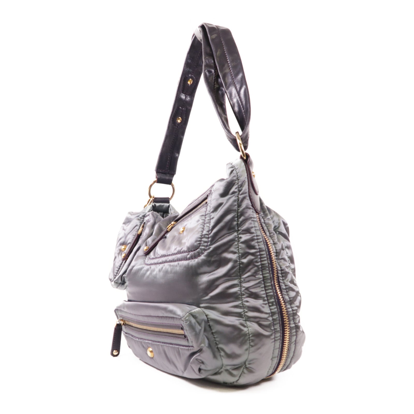 TOD'S 尼龍Shoulder Bag金扣肩背袋