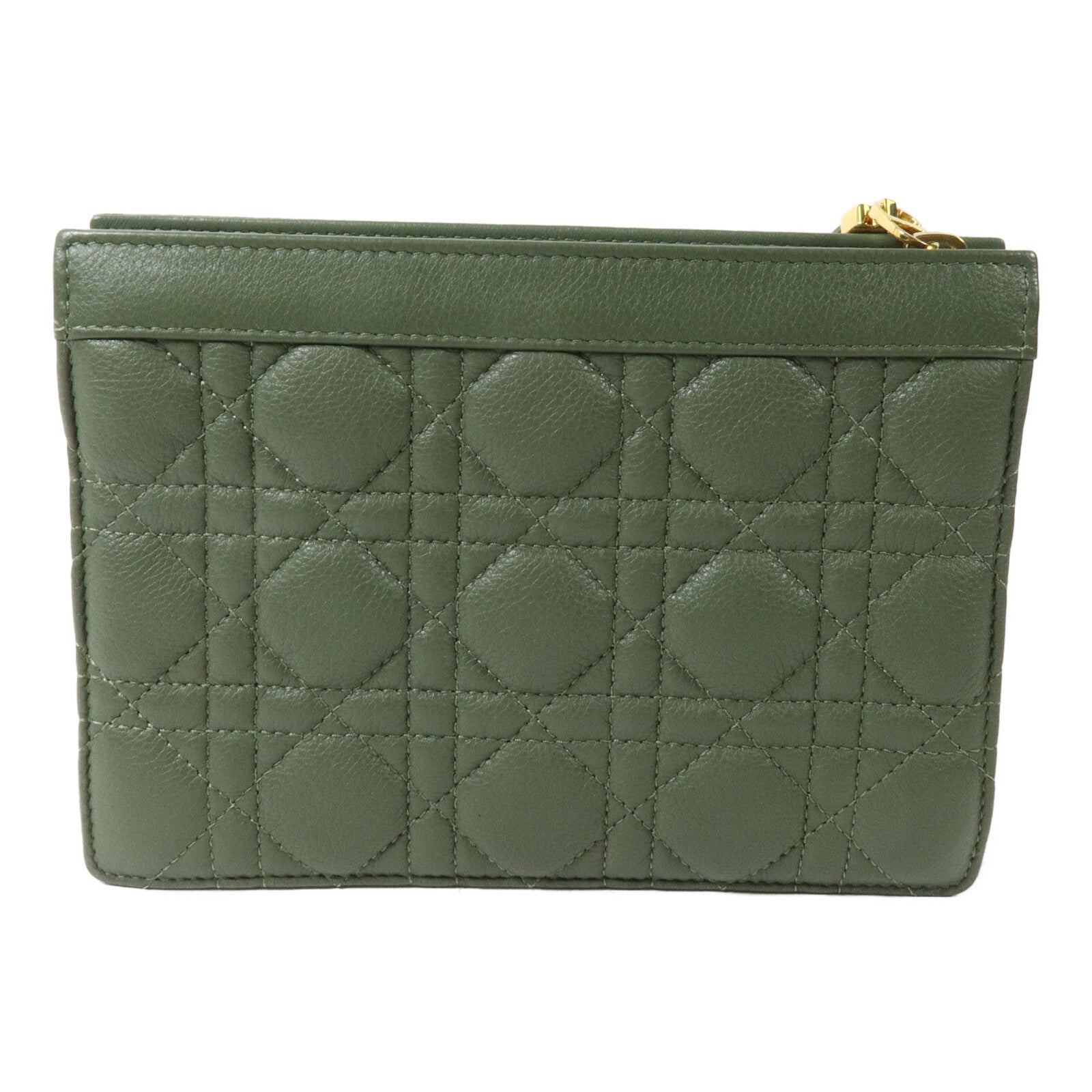 Dior 牛皮皮革Caro Pouch With Chain鏈帶肩背袋
