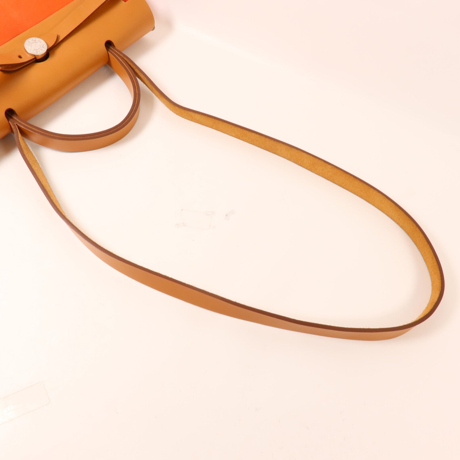 HERMES 帆布Herbag PM手挽肩背兩用袋Capucine
