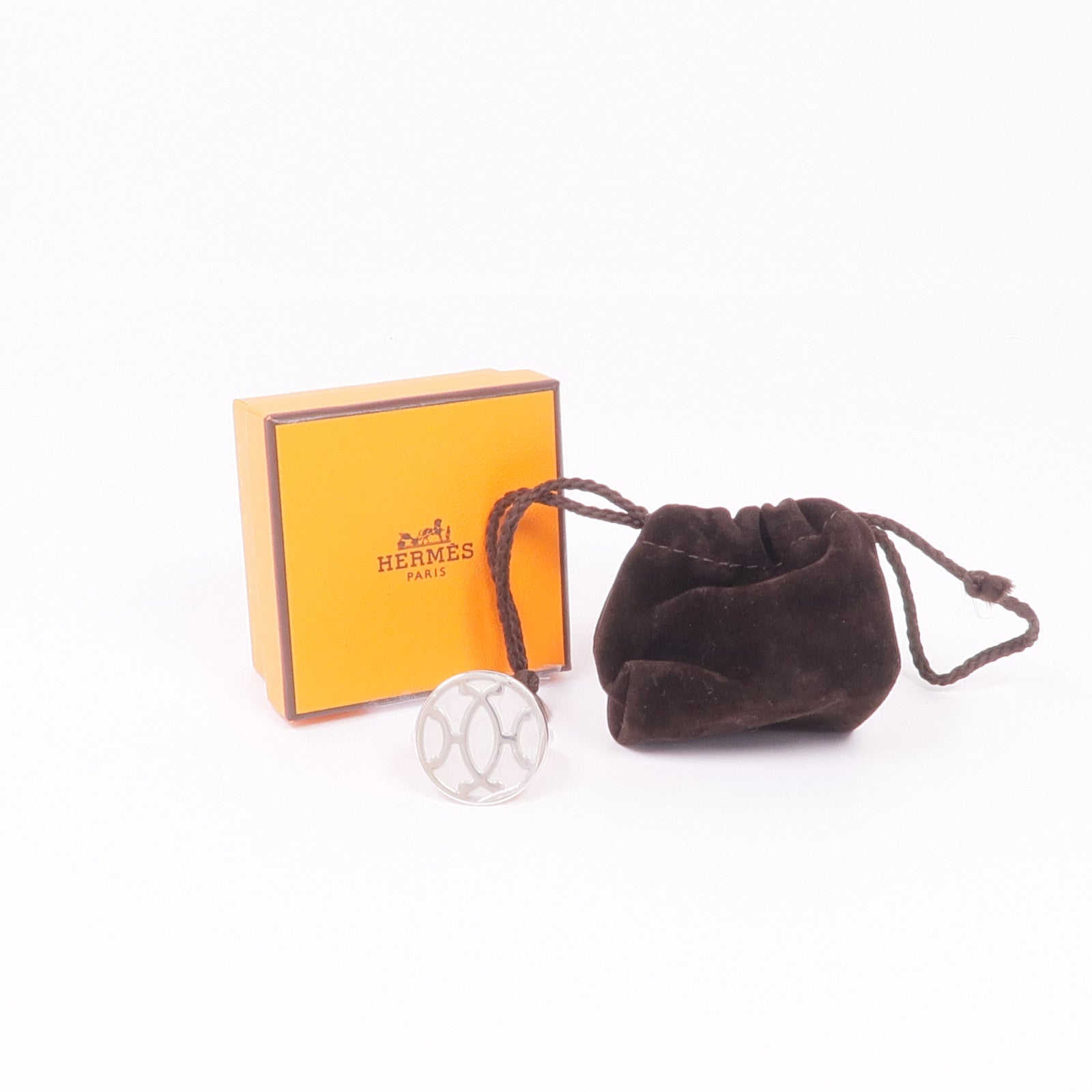 HERMES 【激減優惠】金屬Scarf Ring絲巾環