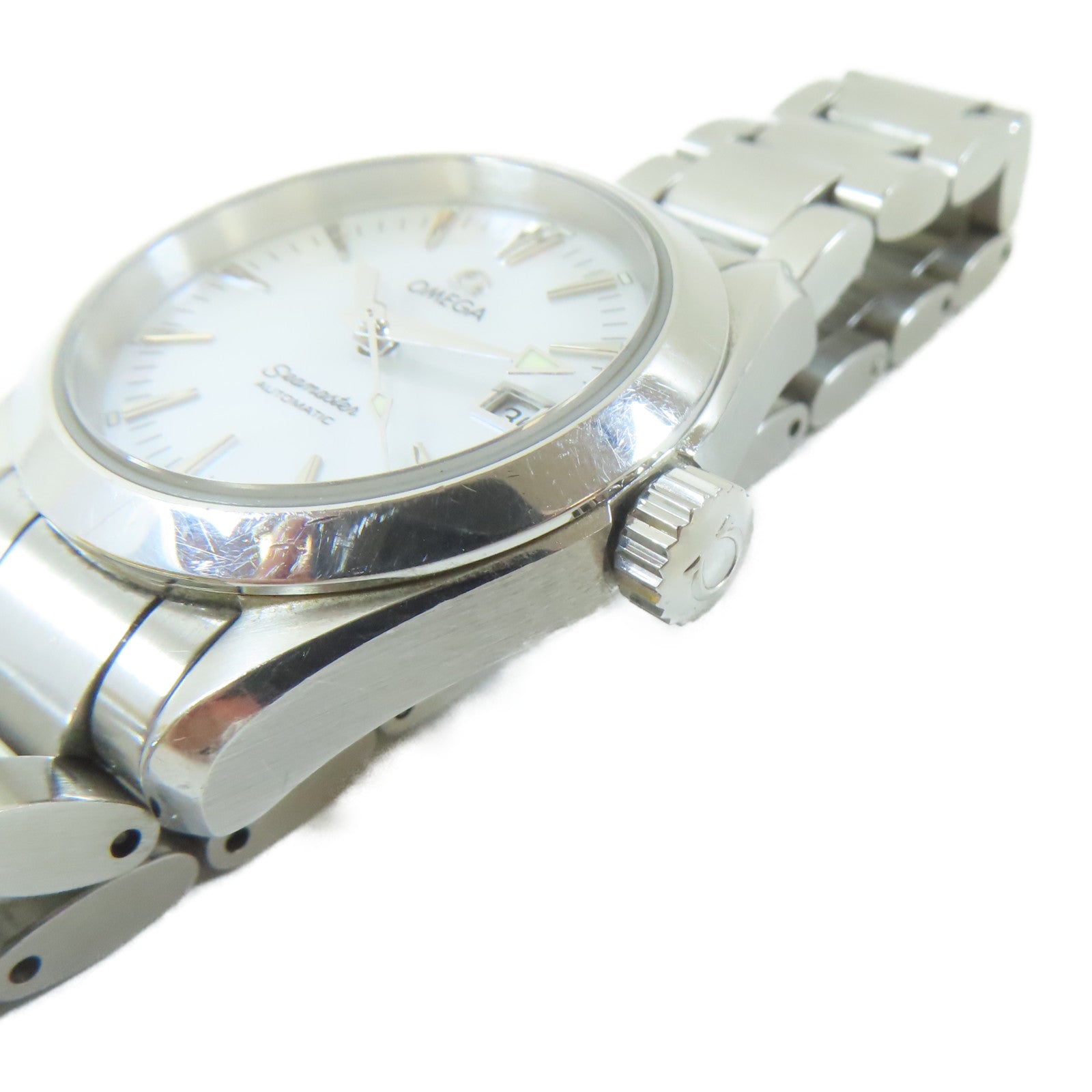 OMEGA Seamaster不鏽鋼手錶自動機芯白色