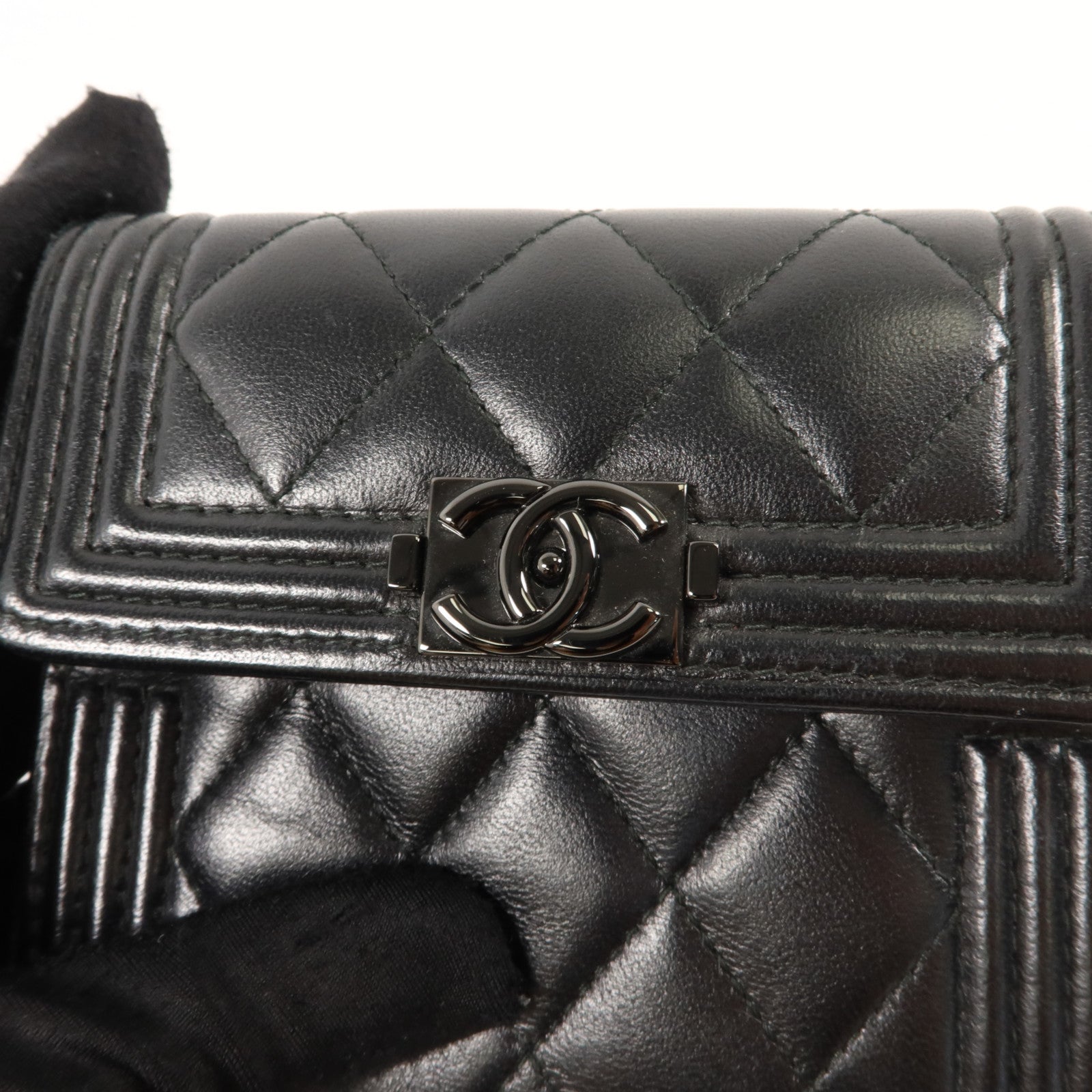 CHANEL 羊皮皮革Boy Chanel Flap Wallet錢包