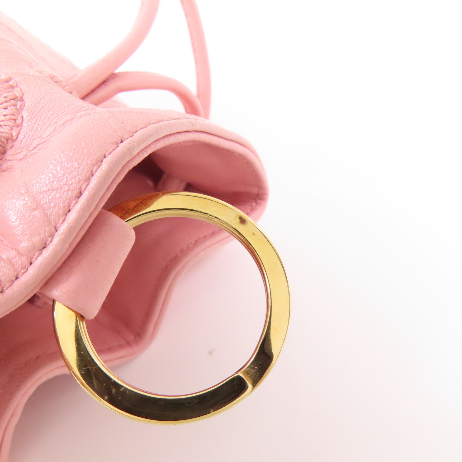 CHANEL 羊皮皮革Pouch金扣小袋