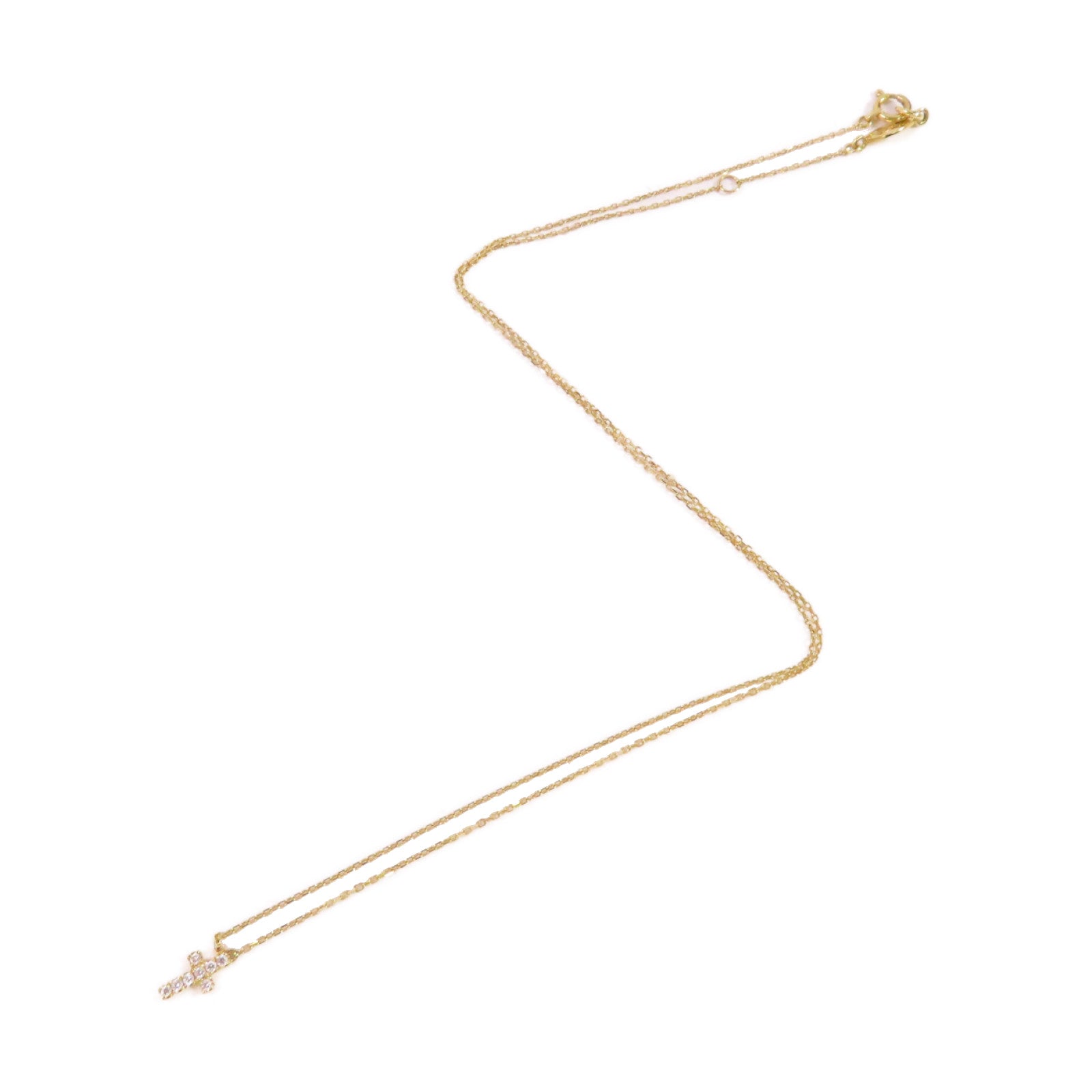 AHKAH 18K黃金/0.05ct鑽石Diamond Necklace項鍊