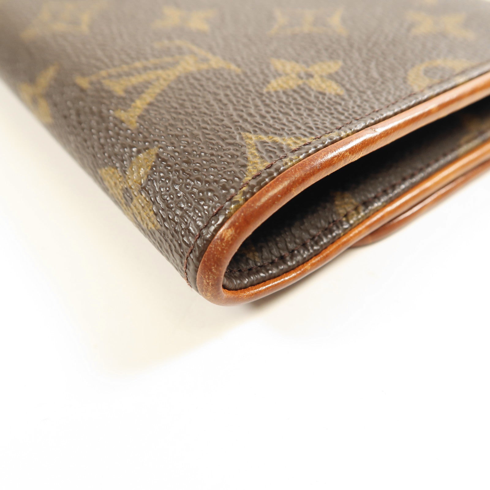 LOUIS VUITTON Monogram Pochette Twin GM金扣肩背袋